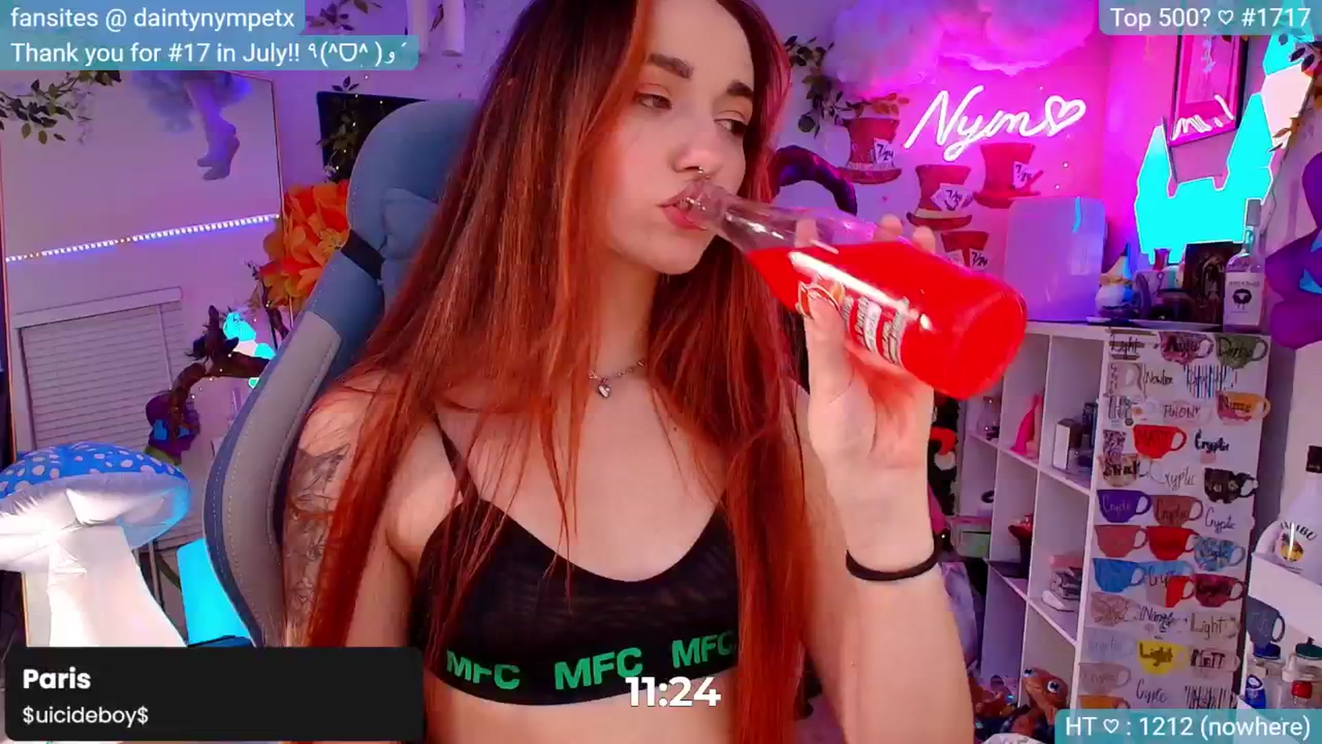 Gallery image thumbnail from Nym_x's myfreecams stream on, 09/09/2024, 04:42 image 17 of 20