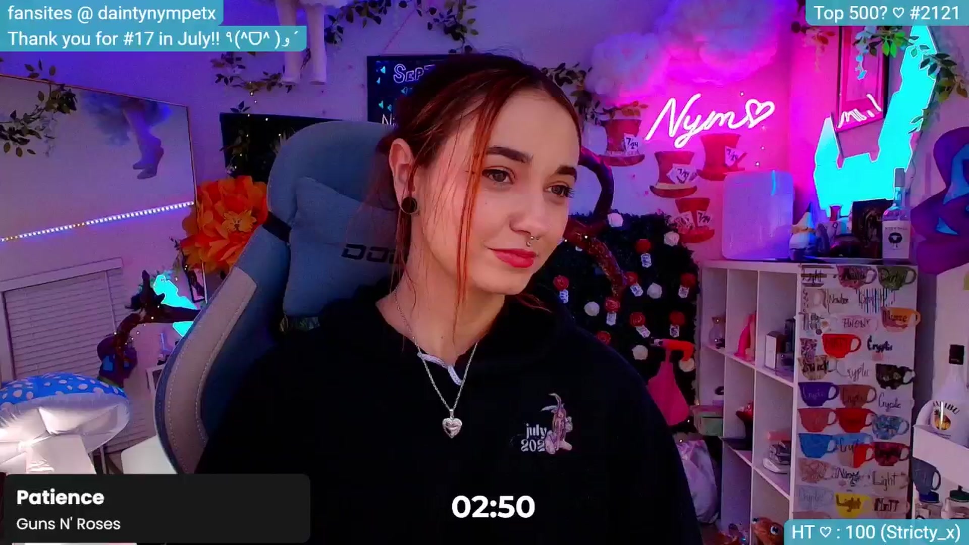Gallery image thumbnail from Nym_x's myfreecams stream on, 09/12/2024, 03:05 image 20 of 20