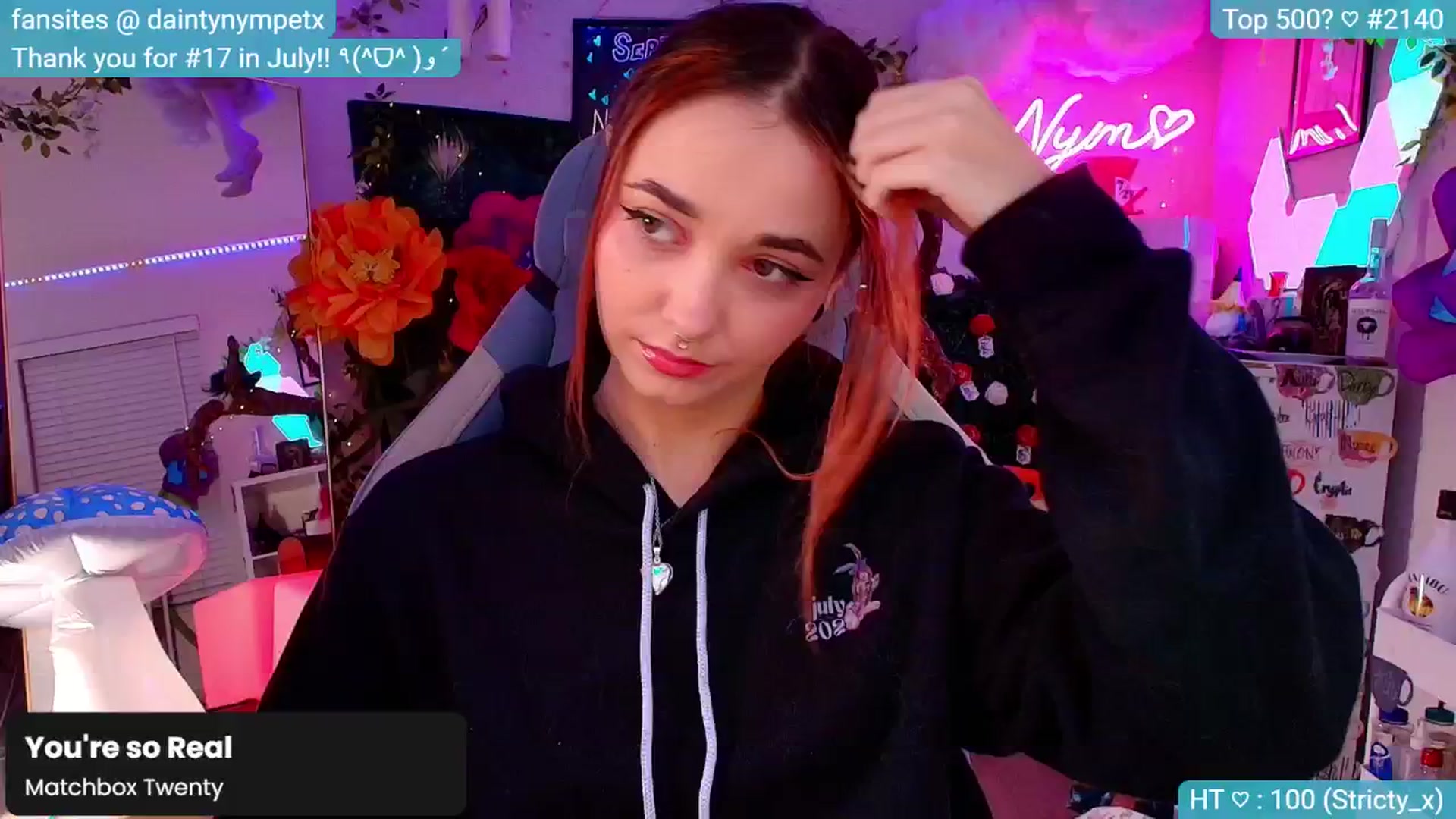 Gallery image thumbnail from Nym_x's myfreecams stream on, 09/12/2024, 03:05 image 7 of 20