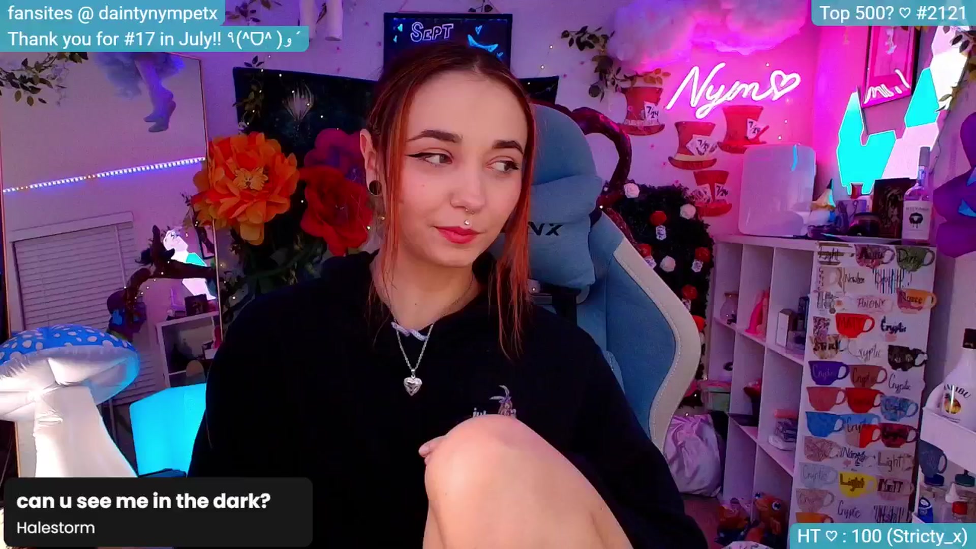 Gallery image thumbnail from Nym_x's myfreecams stream on, 09/12/2024, 03:05 image 11 of 20
