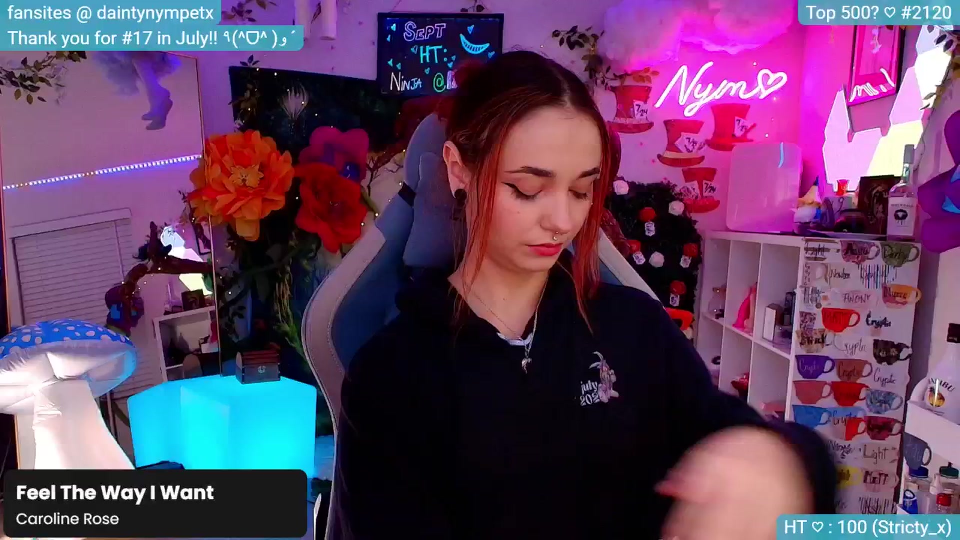 Gallery image thumbnail from Nym_x's myfreecams stream on, 09/12/2024, 03:05 image 10 of 20
