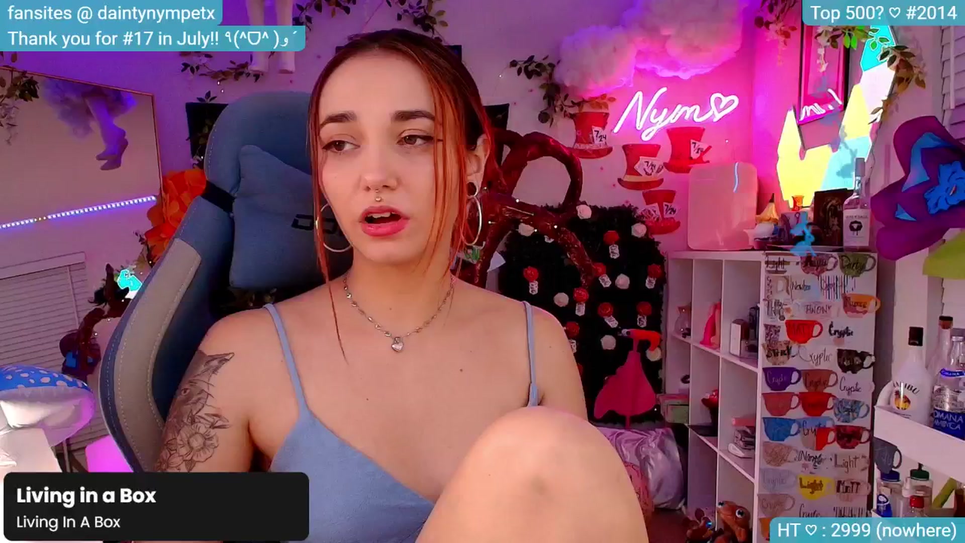 Gallery image thumbnail from Nym_x's myfreecams stream on, 09/15/2024, 03:33 image 7 of 20