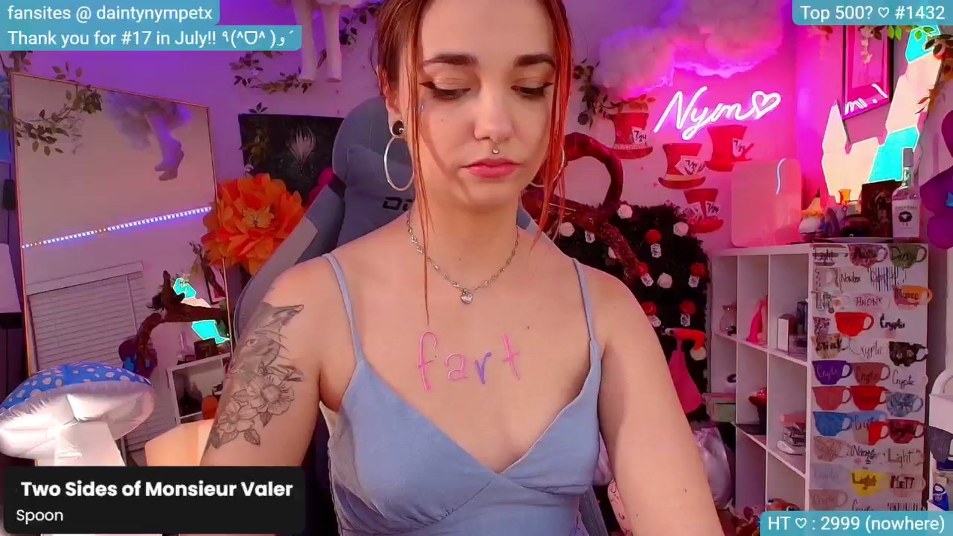 Gallery image thumbnail from Nym_x's myfreecams stream on, 09/15/2024, 04:13 image 13 of 20