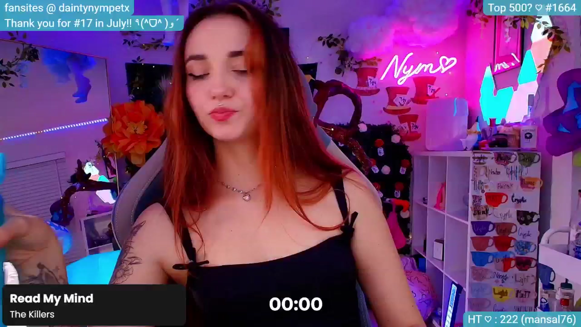 Gallery image thumbnail from Nym_x's myfreecams stream on, 09/19/2024, 03:28 image 20 of 20