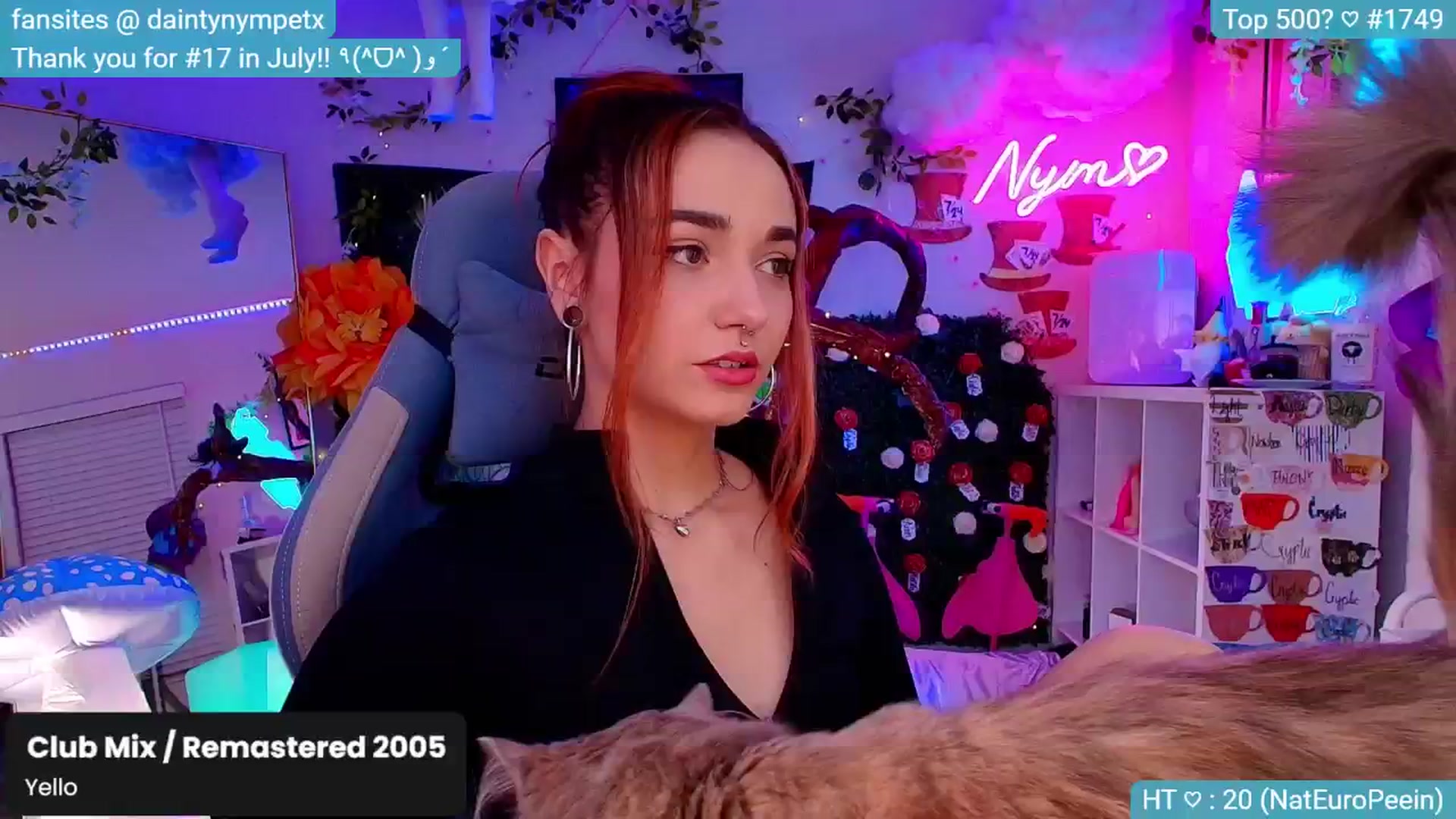 Gallery image thumbnail from Nym_x's myfreecams stream on, 09/20/2024, 02:01 image 16 of 20