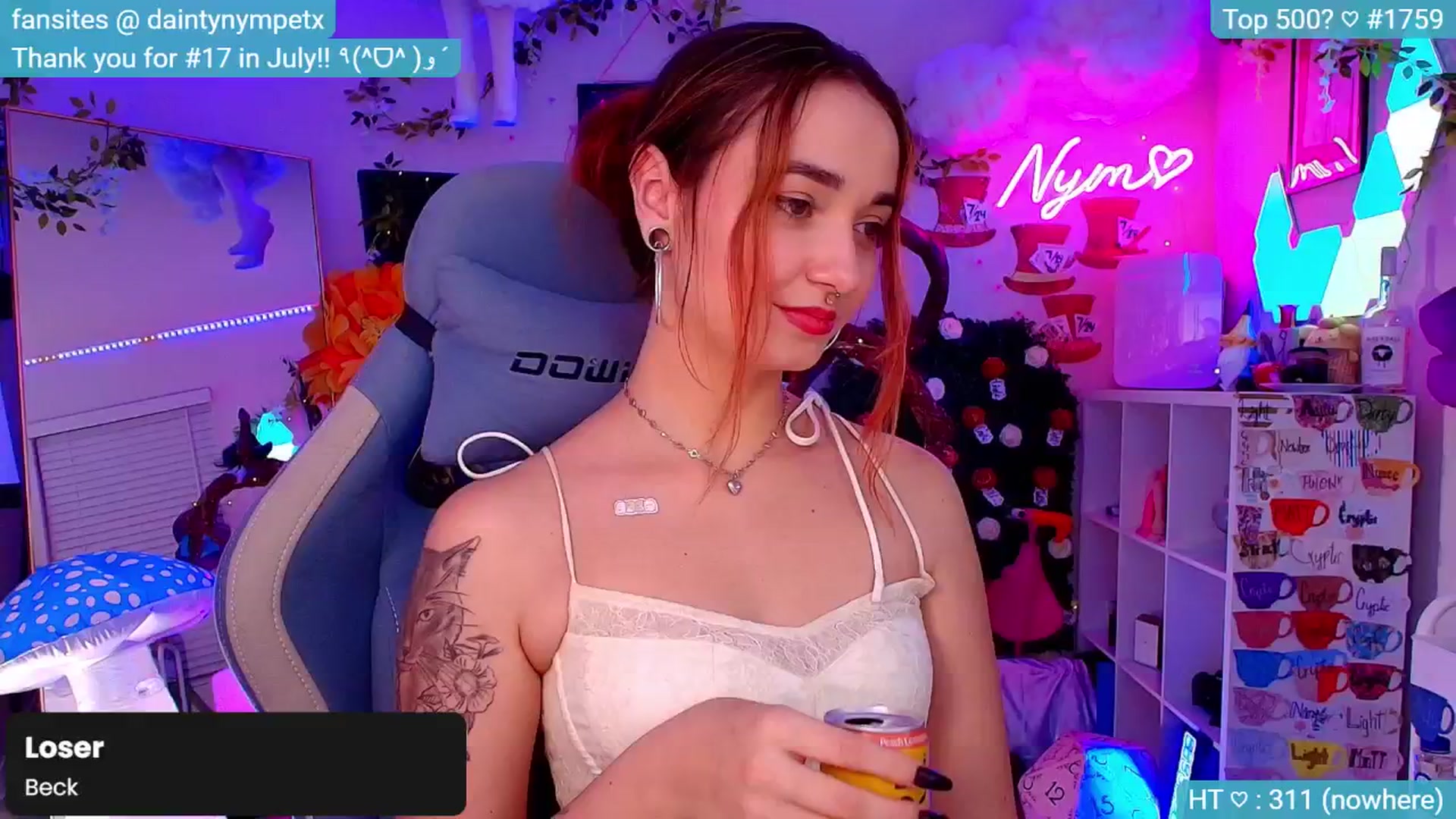Gallery image thumbnail from Nym_x's myfreecams stream on, 09/22/2024, 02:58 image 15 of 20