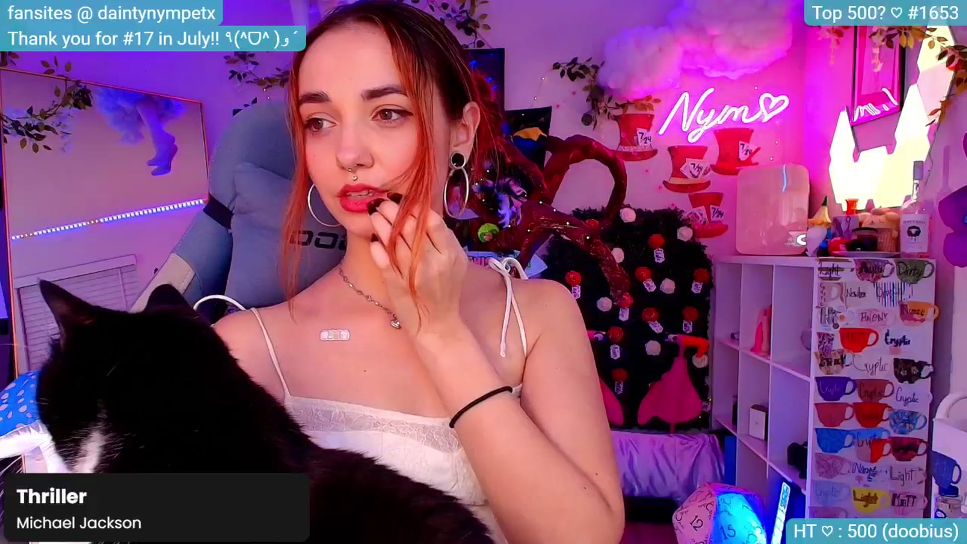 Gallery image thumbnail from Nym_x's myfreecams stream on, 09/22/2024, 03:49 image 11 of 20