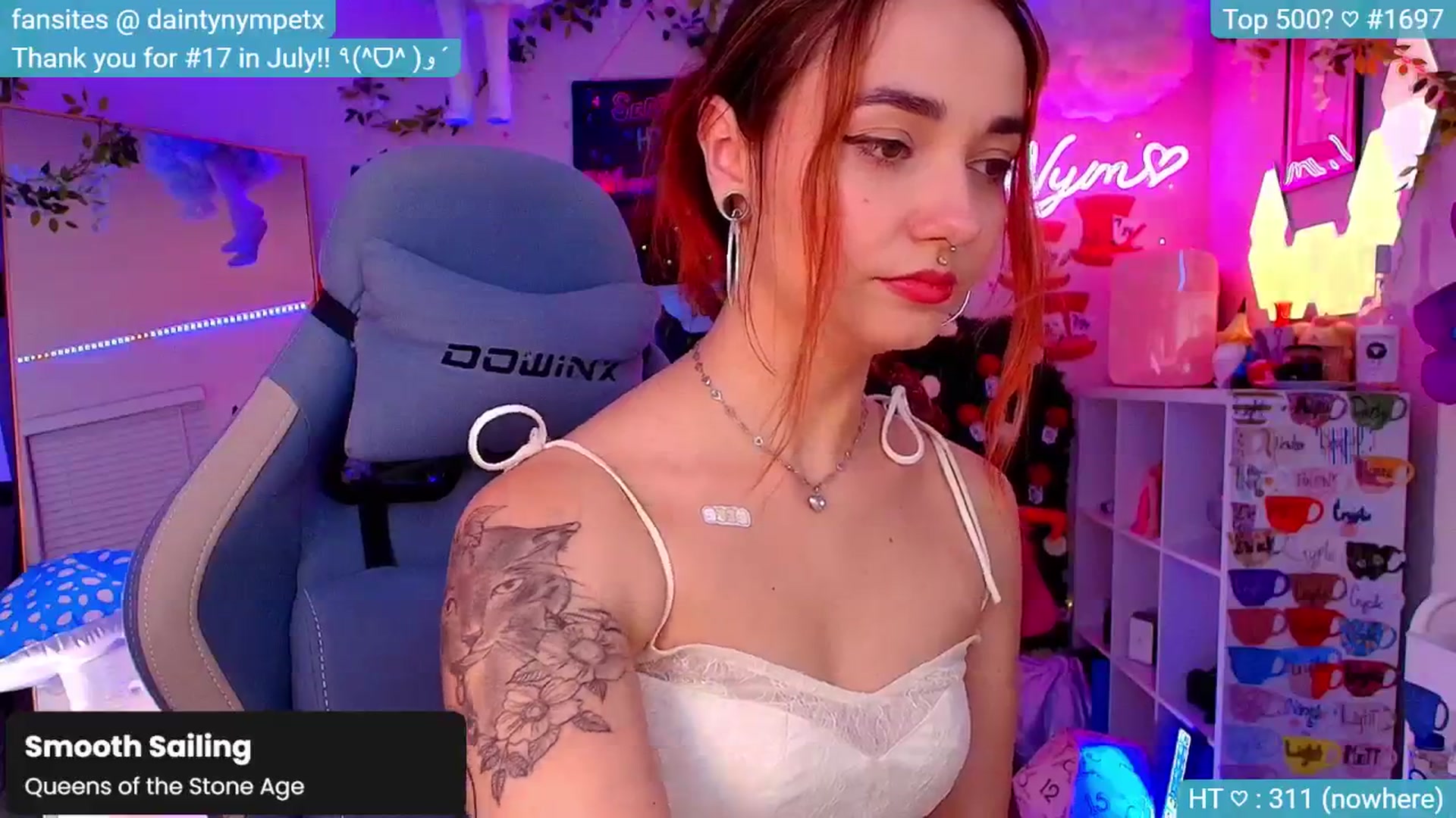 Gallery image thumbnail from Nym_x's myfreecams stream on, 09/22/2024, 03:49 image 5 of 20