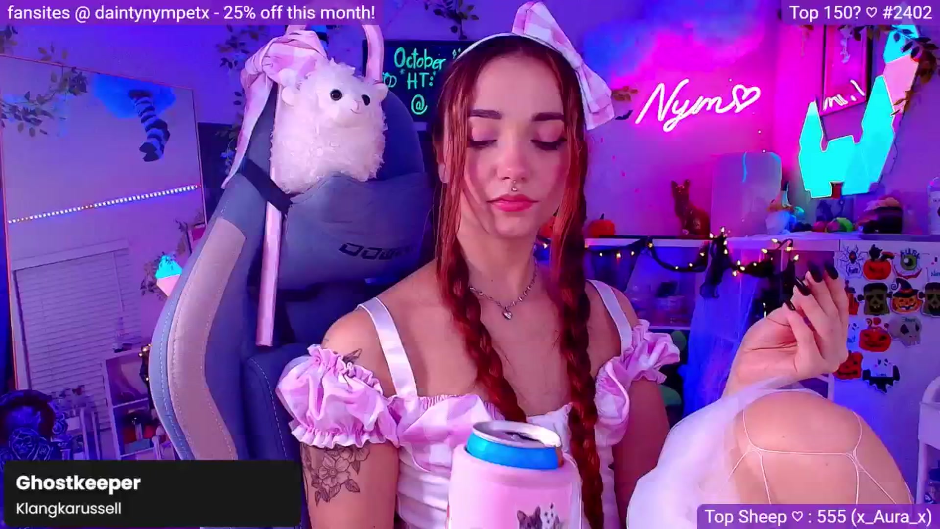 Gallery image thumbnail from Nym_x's myfreecams stream on, 10/06/2024, 02:18 image 10 of 20
