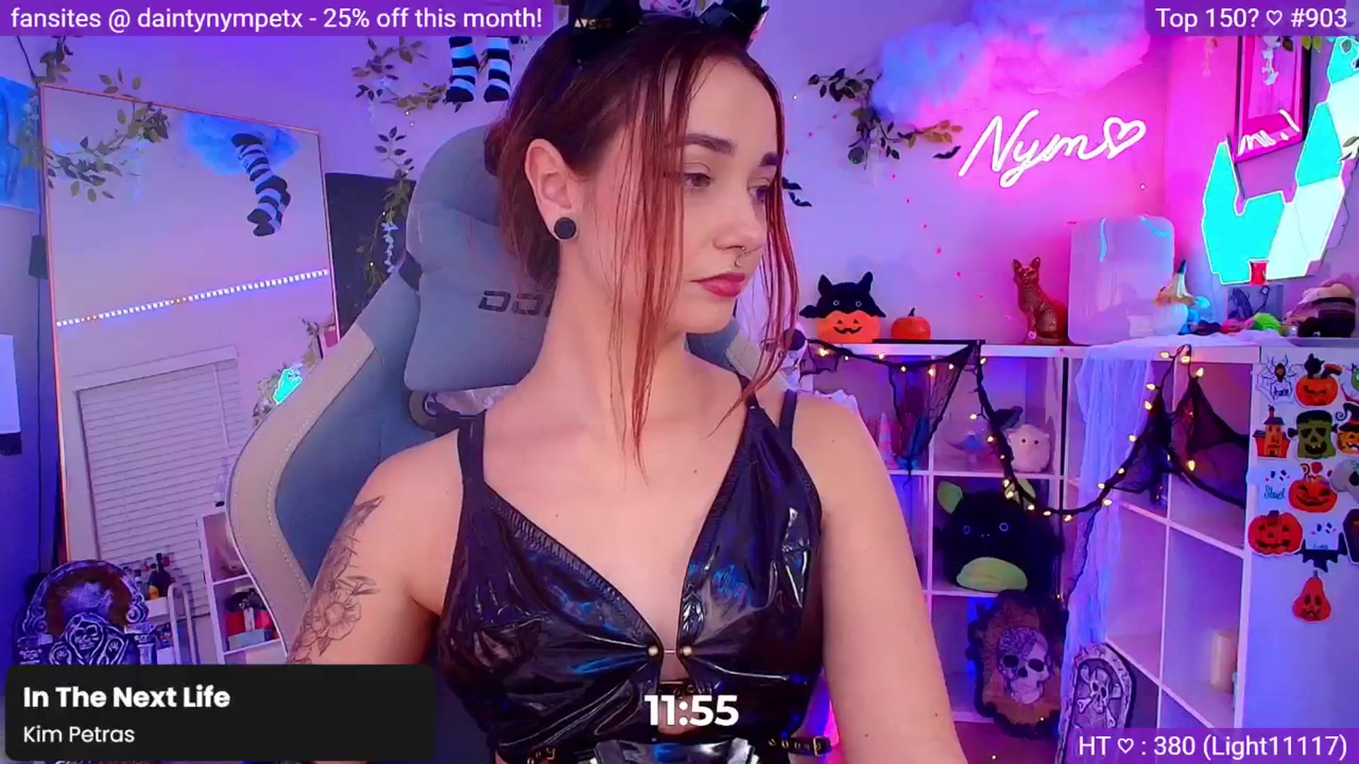 Gallery image thumbnail from Nym_x's myfreecams stream on, 10/11/2024, 04:05 image 8 of 20
