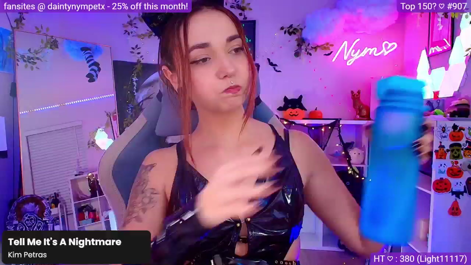 Gallery image thumbnail from Nym_x's myfreecams stream on, 10/11/2024, 04:05 image 1 of 20