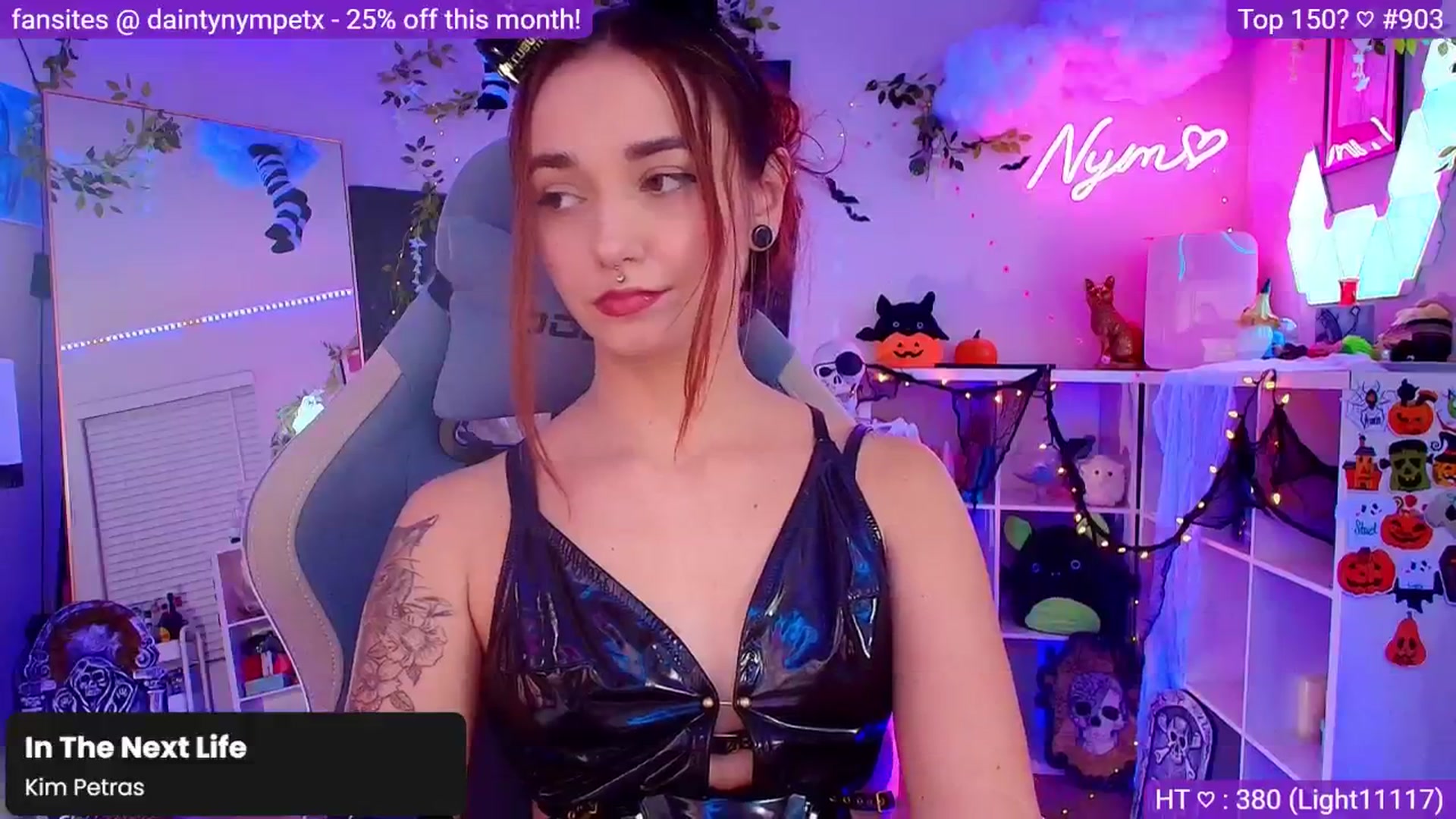Gallery image thumbnail from Nym_x's myfreecams stream on, 10/11/2024, 04:05 image 7 of 20