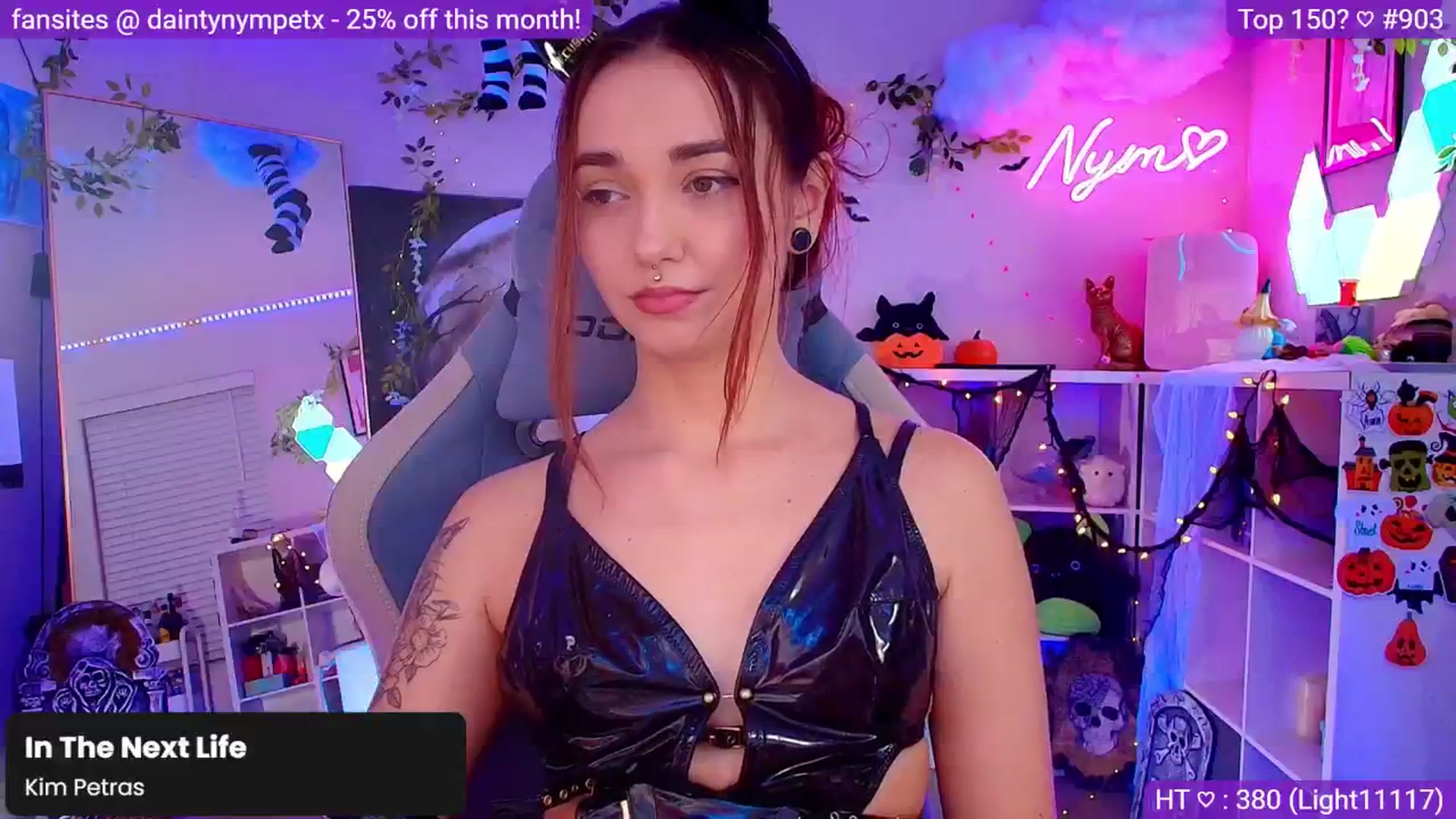 Gallery image thumbnail from Nym_x's myfreecams stream on, 10/11/2024, 04:05 image 6 of 20