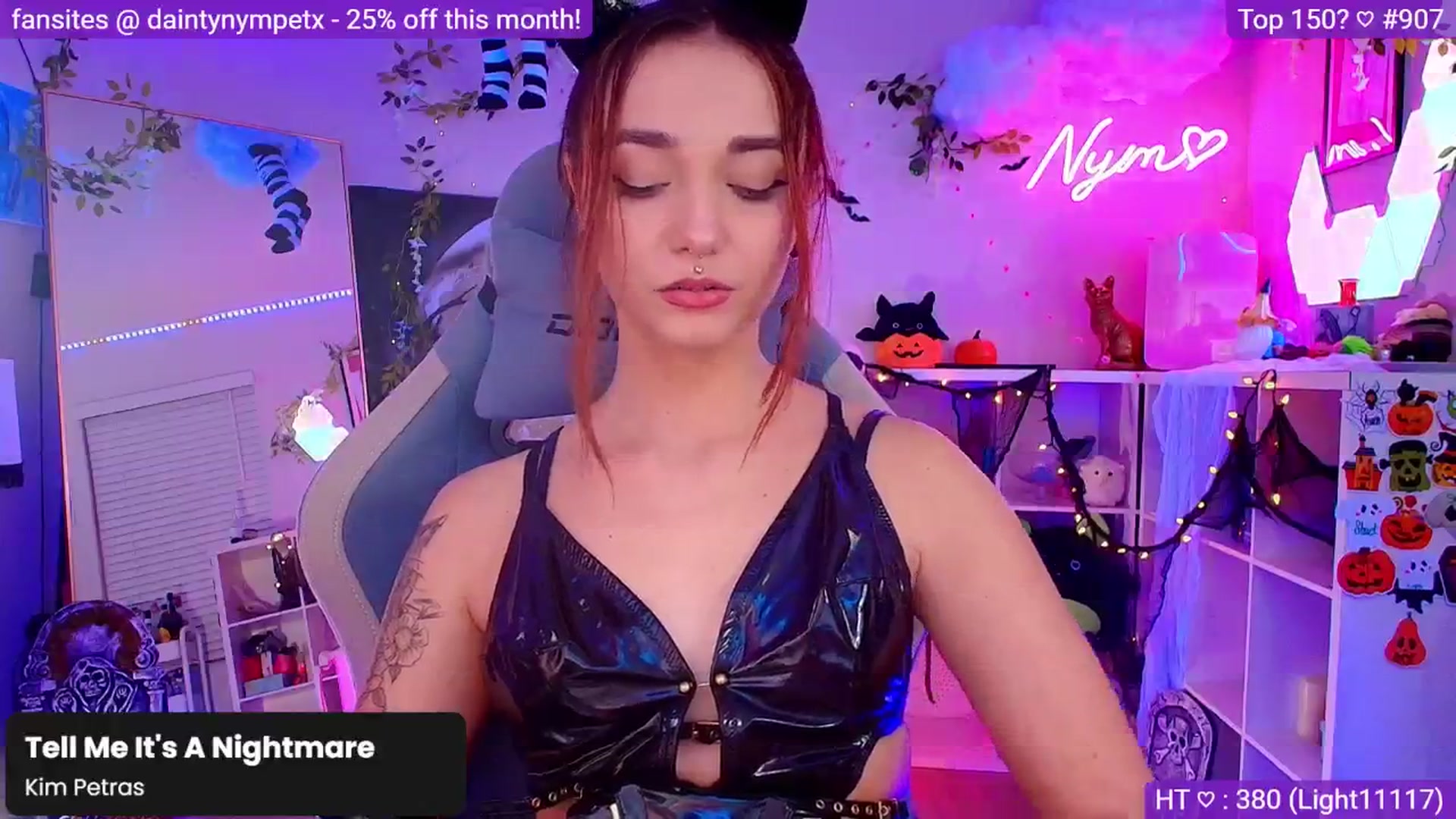 Gallery image thumbnail from Nym_x's myfreecams stream on, 10/11/2024, 04:05 image 3 of 20