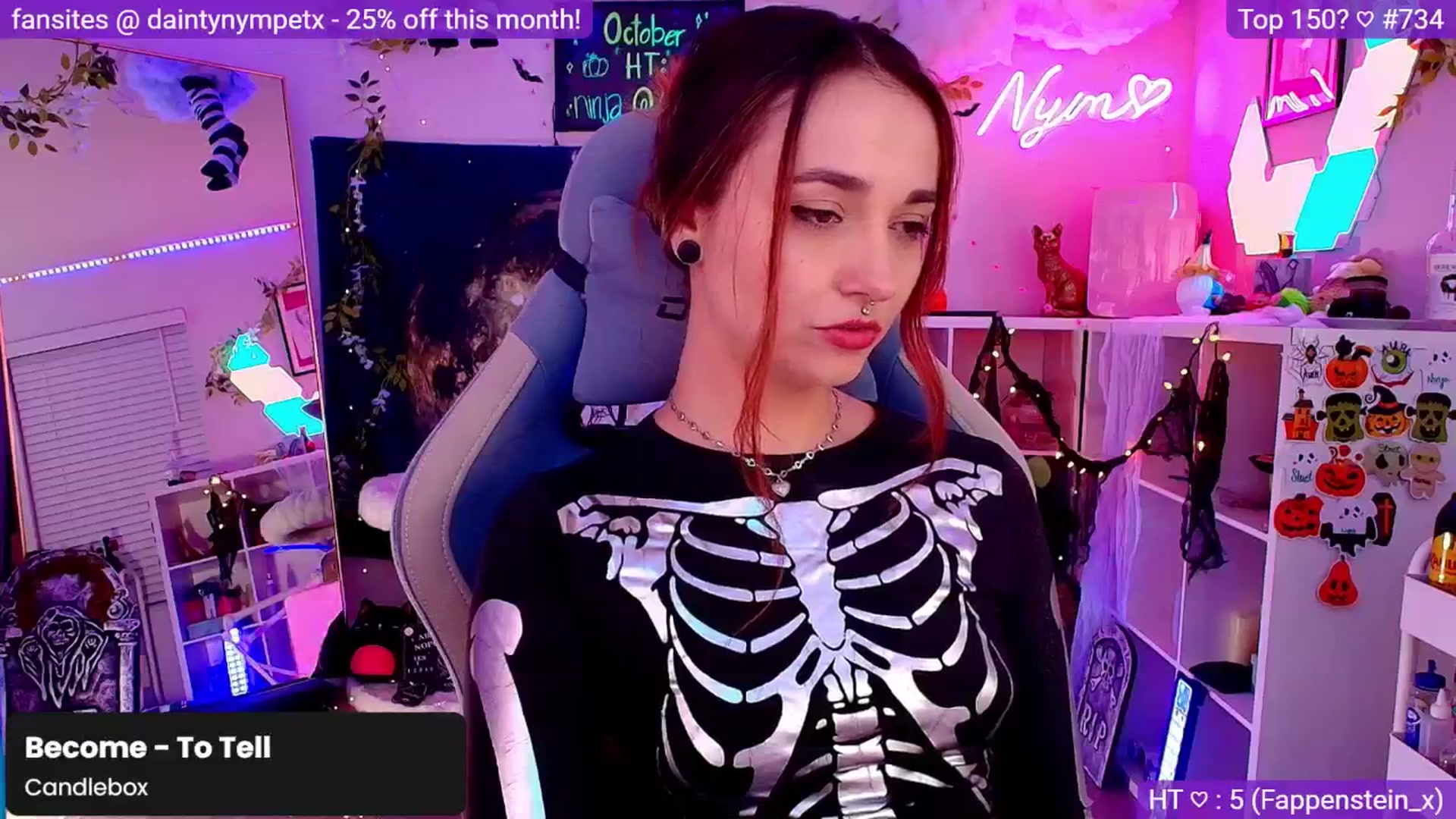 Gallery image thumbnail from Nym_x's myfreecams stream on, 10/30/2024, 05:23 image 3 of 20