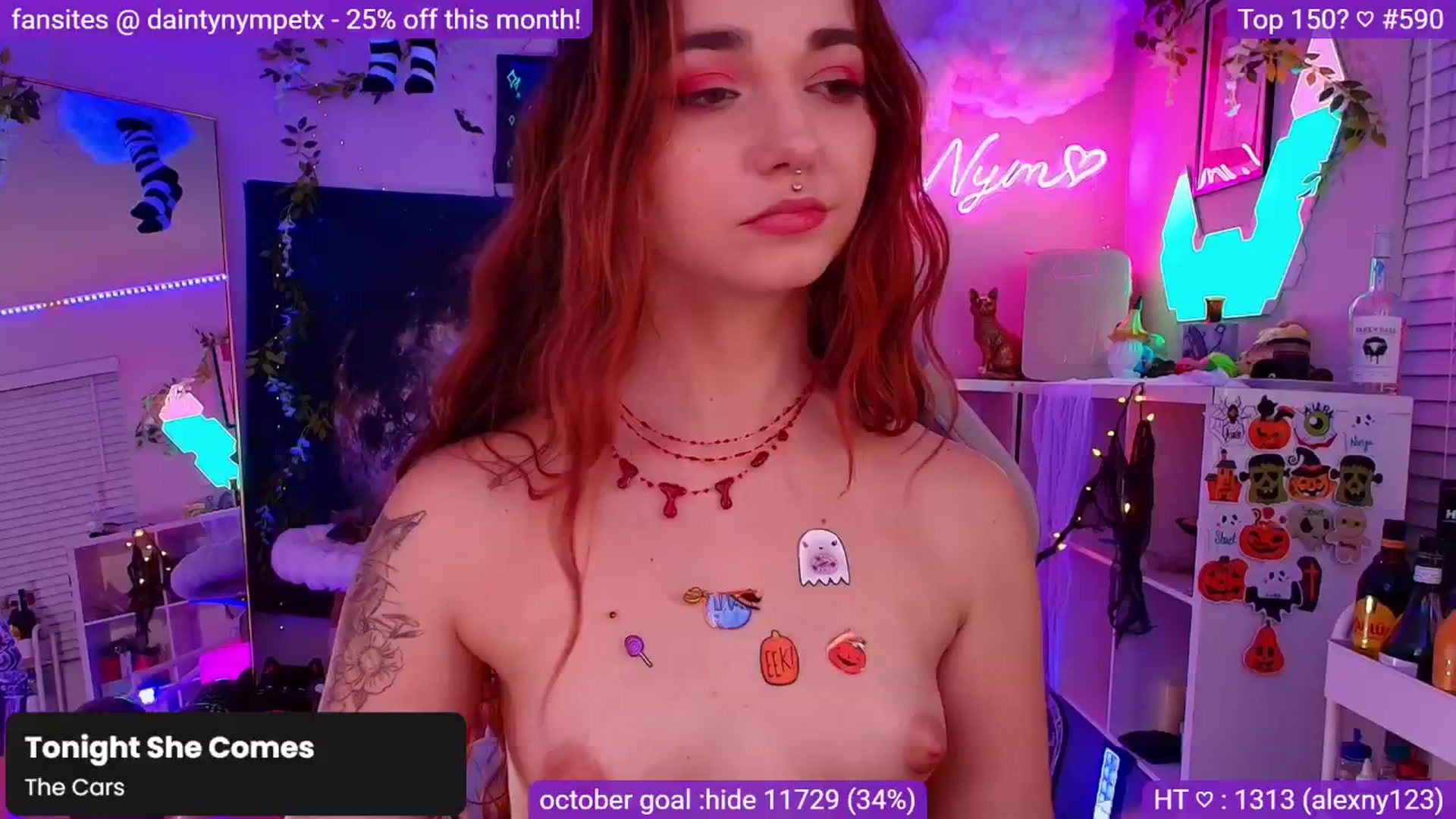 Gallery image thumbnail from Nym_x's myfreecams stream on, 11/01/2024, 06:50 image 14 of 20