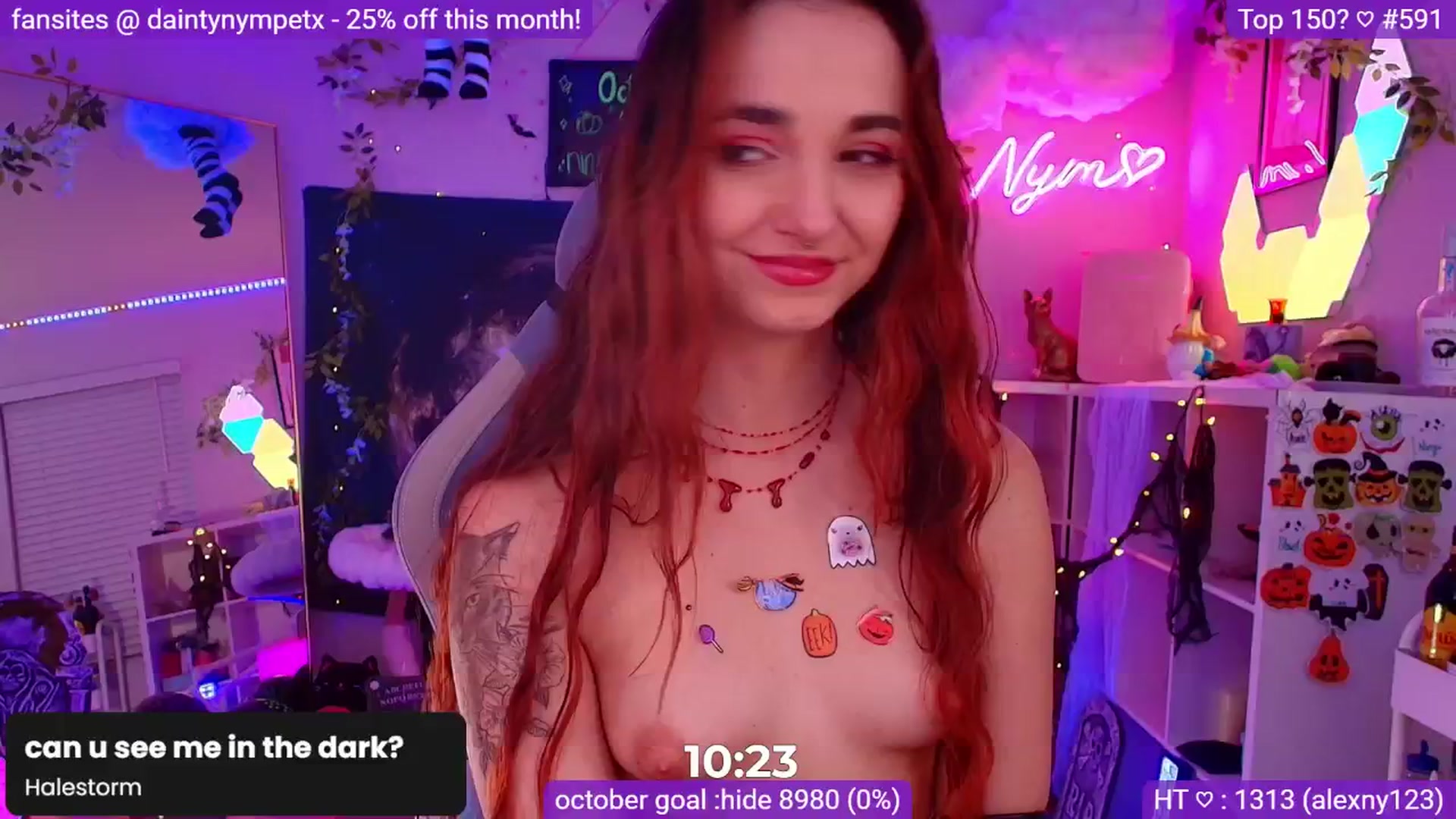Gallery image thumbnail from Nym_x's myfreecams stream on, 11/01/2024, 06:50 image 16 of 20