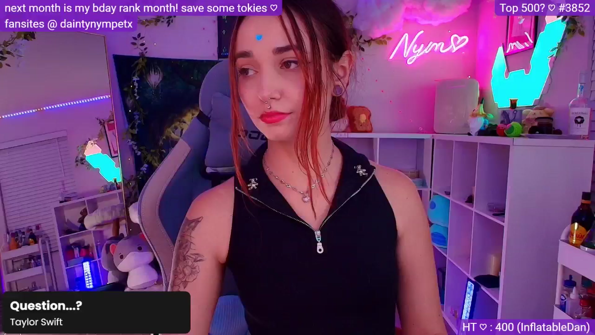 Gallery image thumbnail from Nym_x's myfreecams stream on, 11/07/2024, 05:09 image 1 of 20