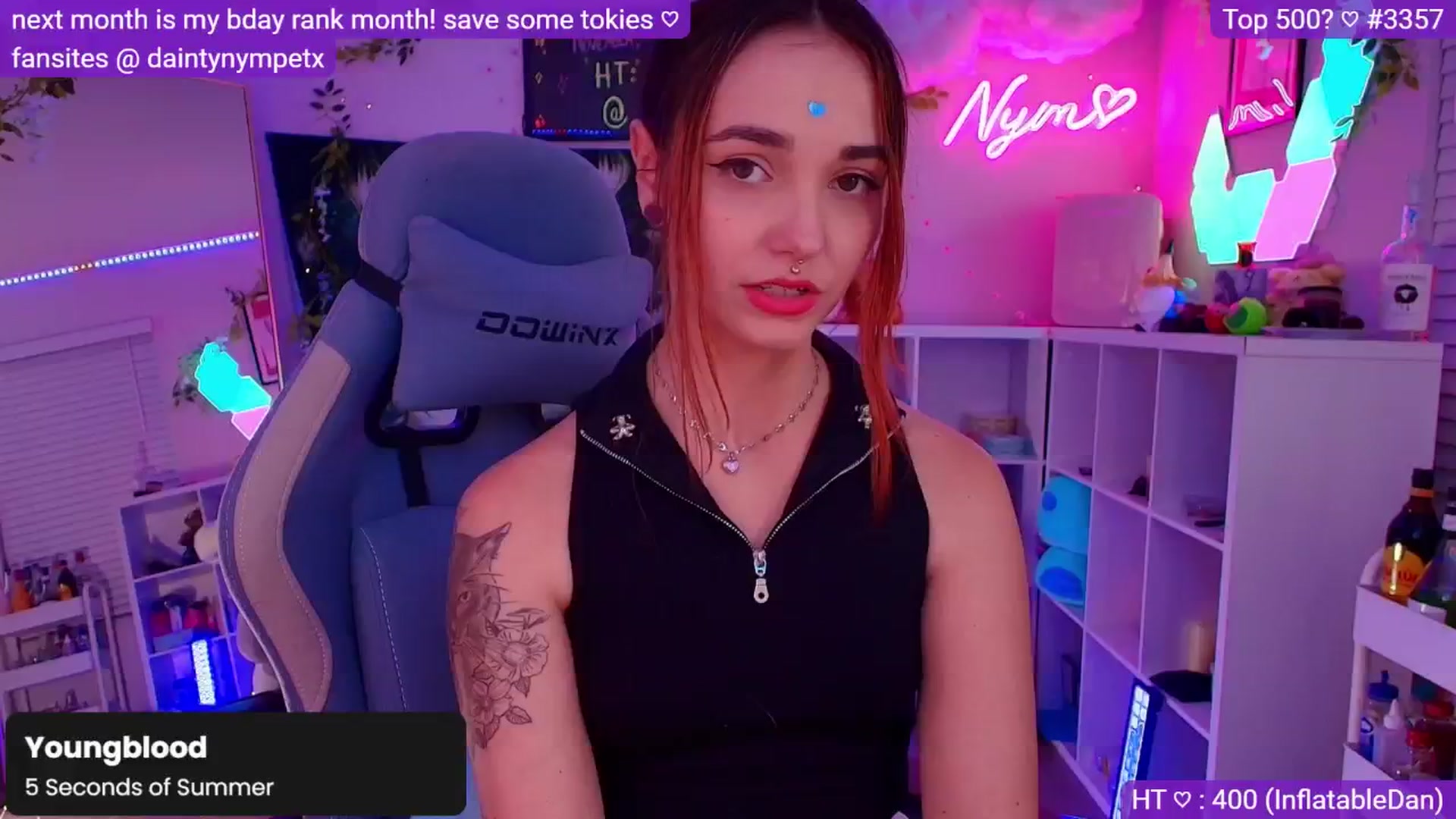 Gallery image thumbnail from Nym_x's myfreecams stream on, 11/07/2024, 06:15 image 10 of 20
