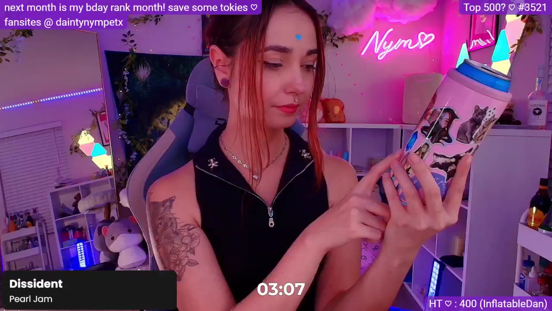 Gallery image thumbnail from Nym_x's myfreecams stream on, 11/07/2024, 06:15 image 6 of 20