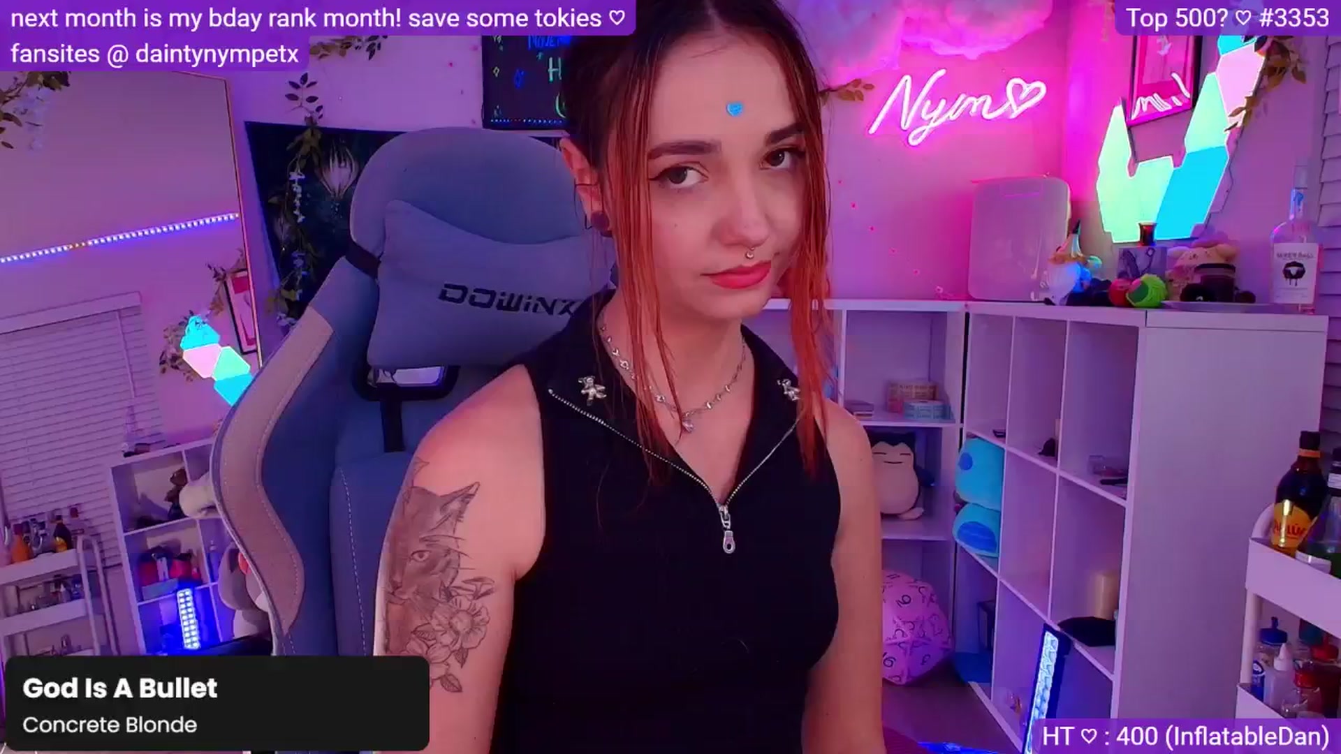 Gallery image thumbnail from Nym_x's myfreecams stream on, 11/07/2024, 06:15 image 14 of 20