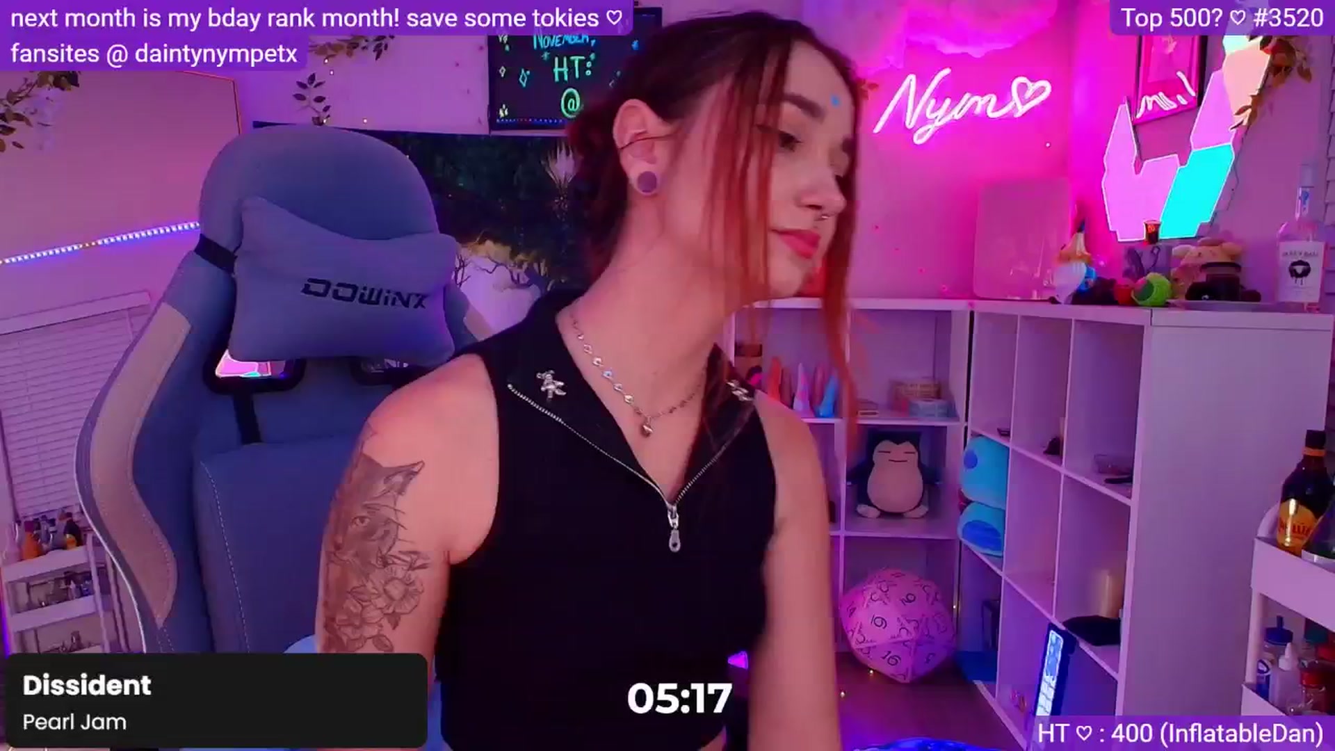 Gallery image thumbnail from Nym_x's myfreecams stream on, 11/07/2024, 06:15 image 5 of 20