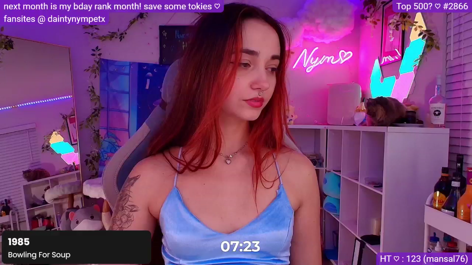 Gallery image thumbnail from Nym_x's myfreecams stream on, 11/10/2024, 03:36 image 19 of 20