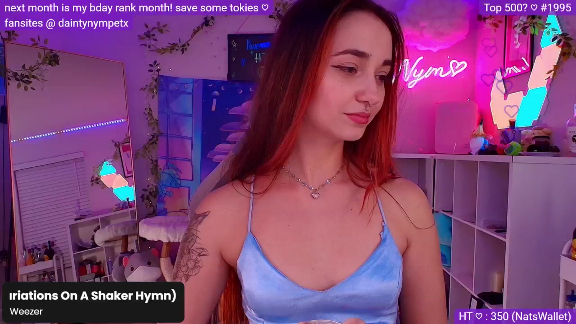 Gallery image thumbnail from Nym_x's myfreecams stream on, 11/10/2024, 06:06 image 9 of 20