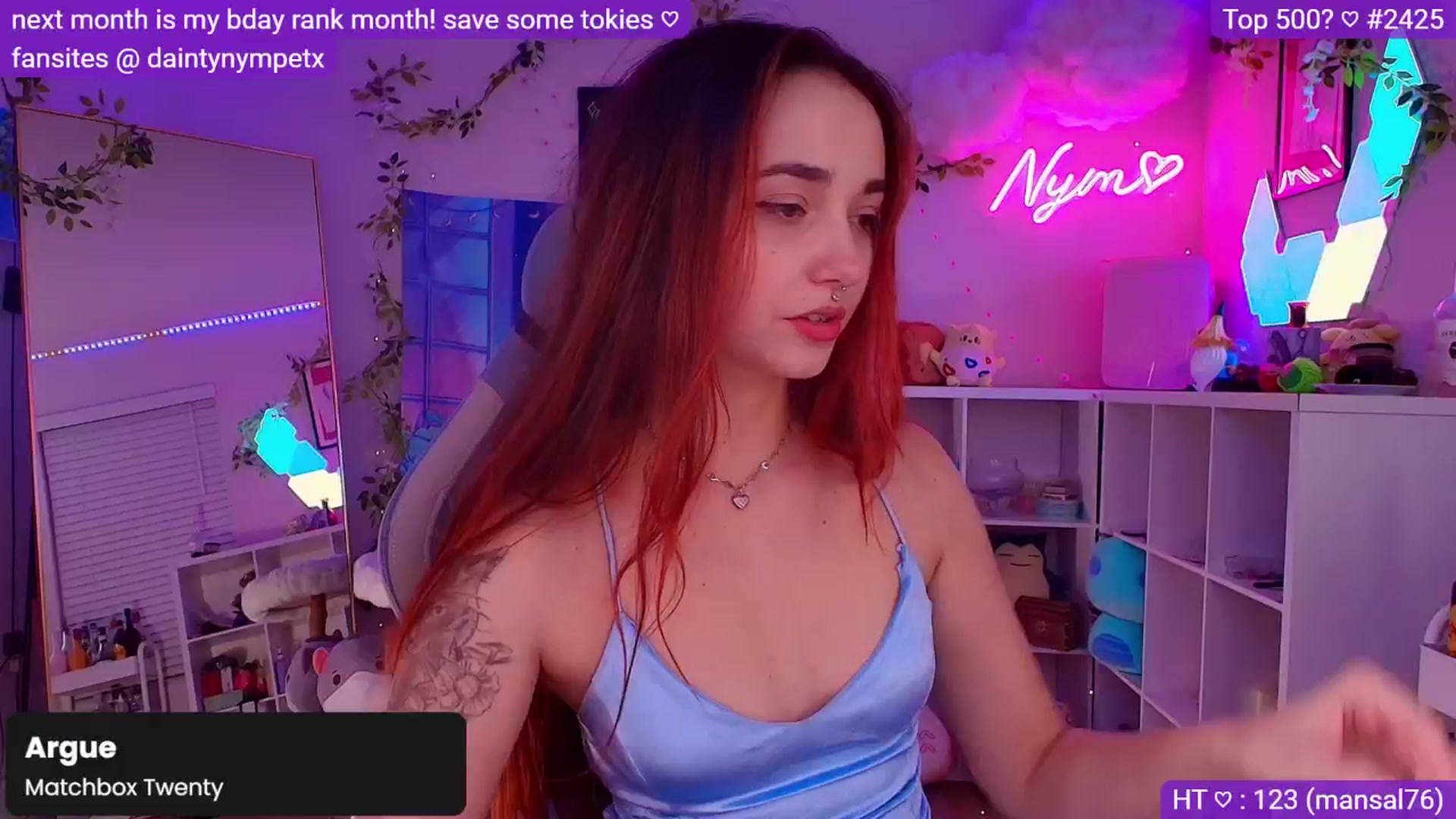 Gallery image thumbnail from Nym_x's myfreecams stream on, 11/10/2024, 06:06 image 7 of 20