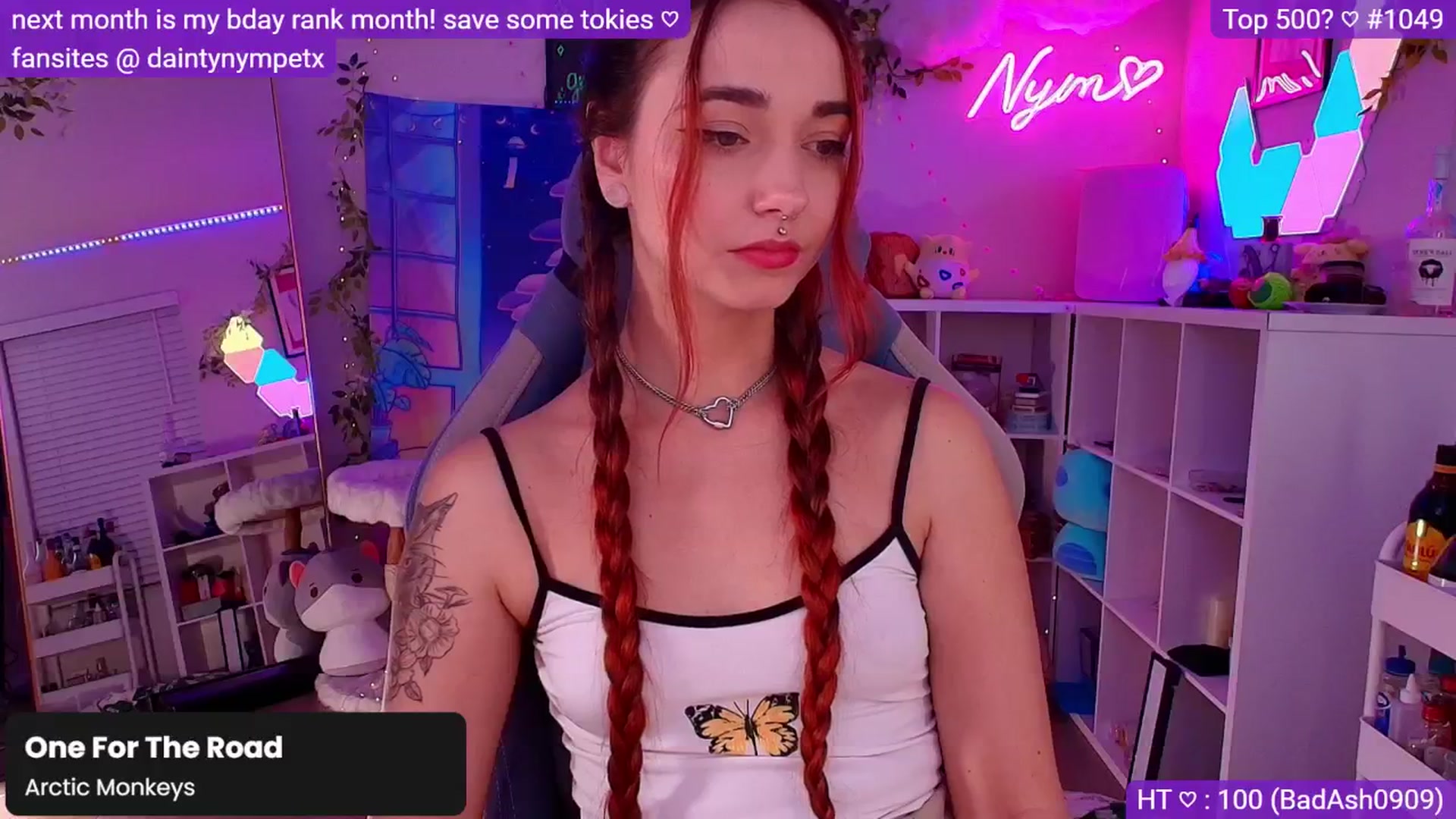 Gallery image thumbnail from Nym_x's myfreecams stream on, 11/11/2024, 04:35 image 5 of 20