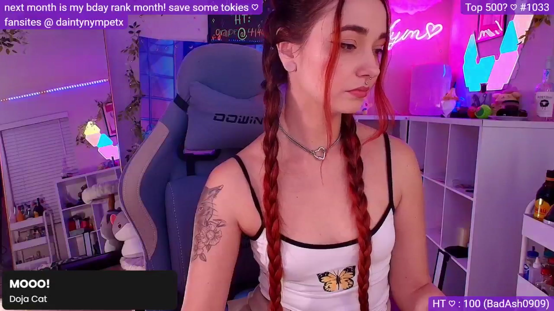 Gallery image thumbnail from Nym_x's myfreecams stream on, 11/11/2024, 04:35 image 16 of 20