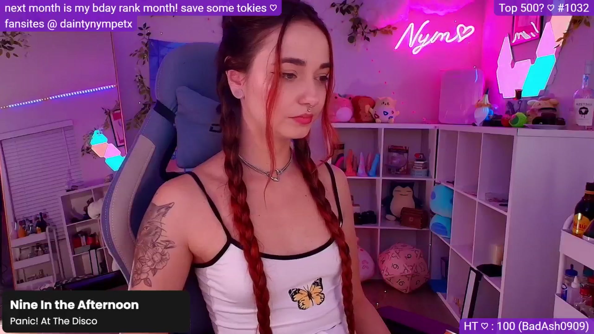 Gallery image thumbnail from Nym_x's myfreecams stream on, 11/11/2024, 04:35 image 13 of 20