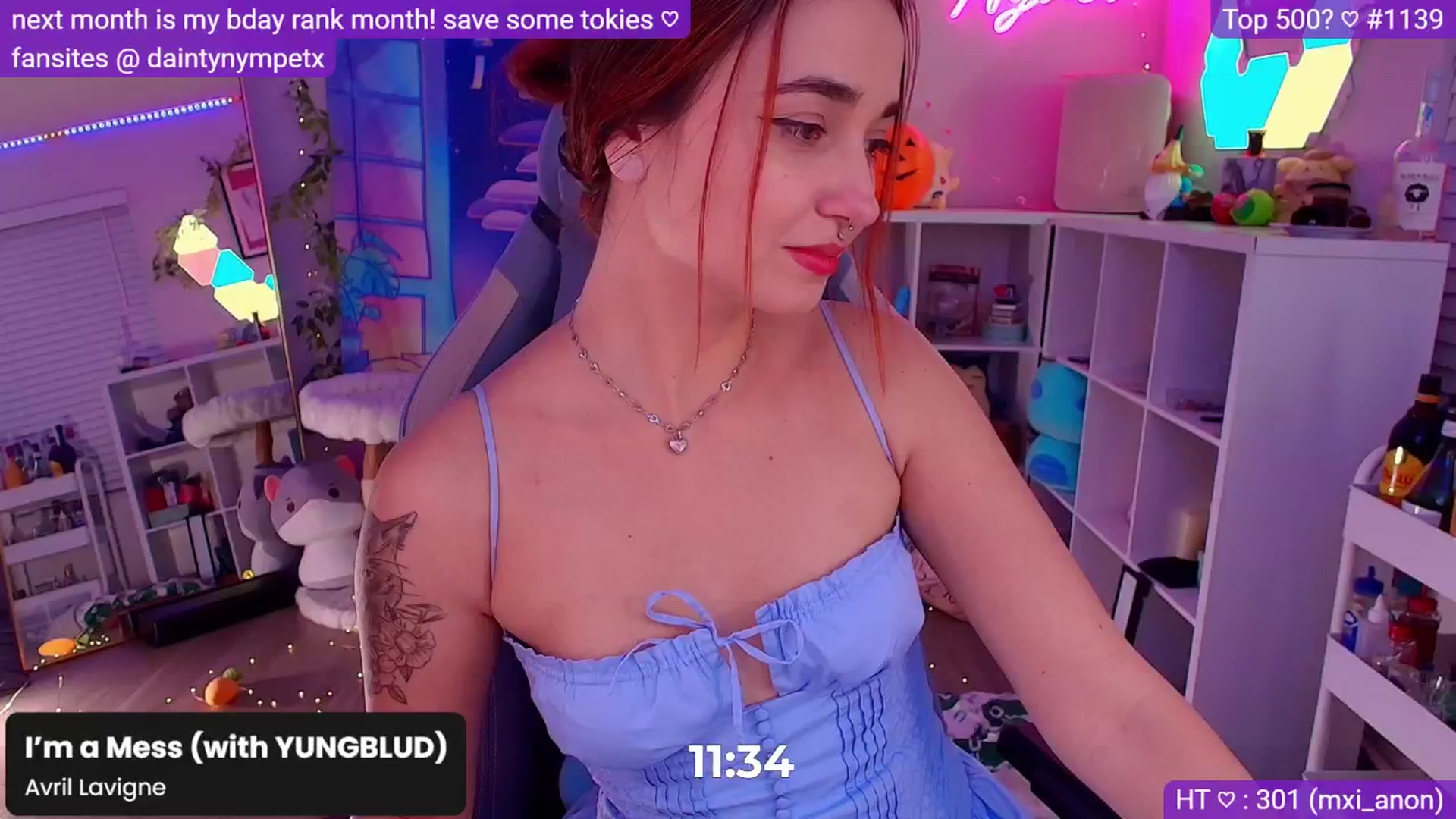 Gallery image thumbnail from Nym_x's myfreecams stream on, 11/14/2024, 05:31 image 4 of 20