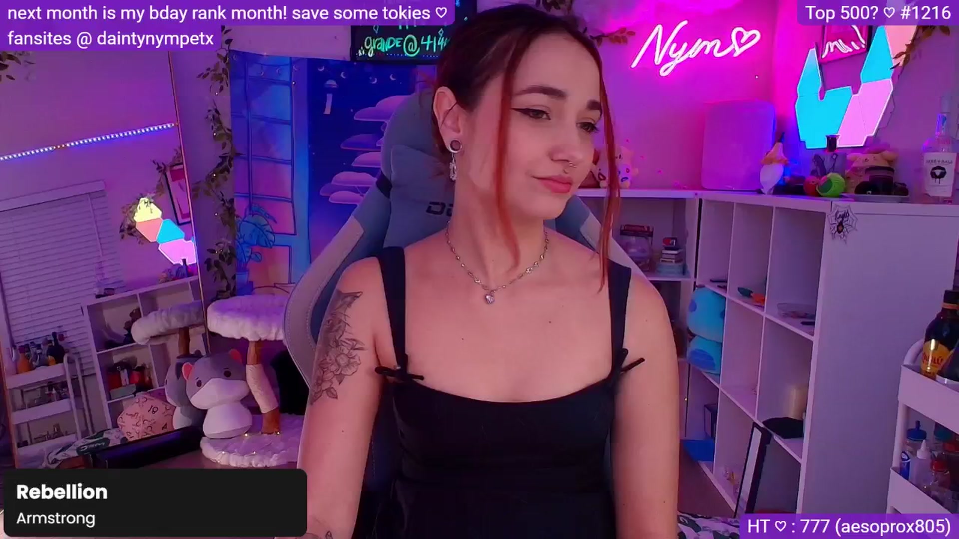 Gallery image thumbnail from Nym_x's myfreecams stream on, 11/21/2024, 06:07 image 3 of 20