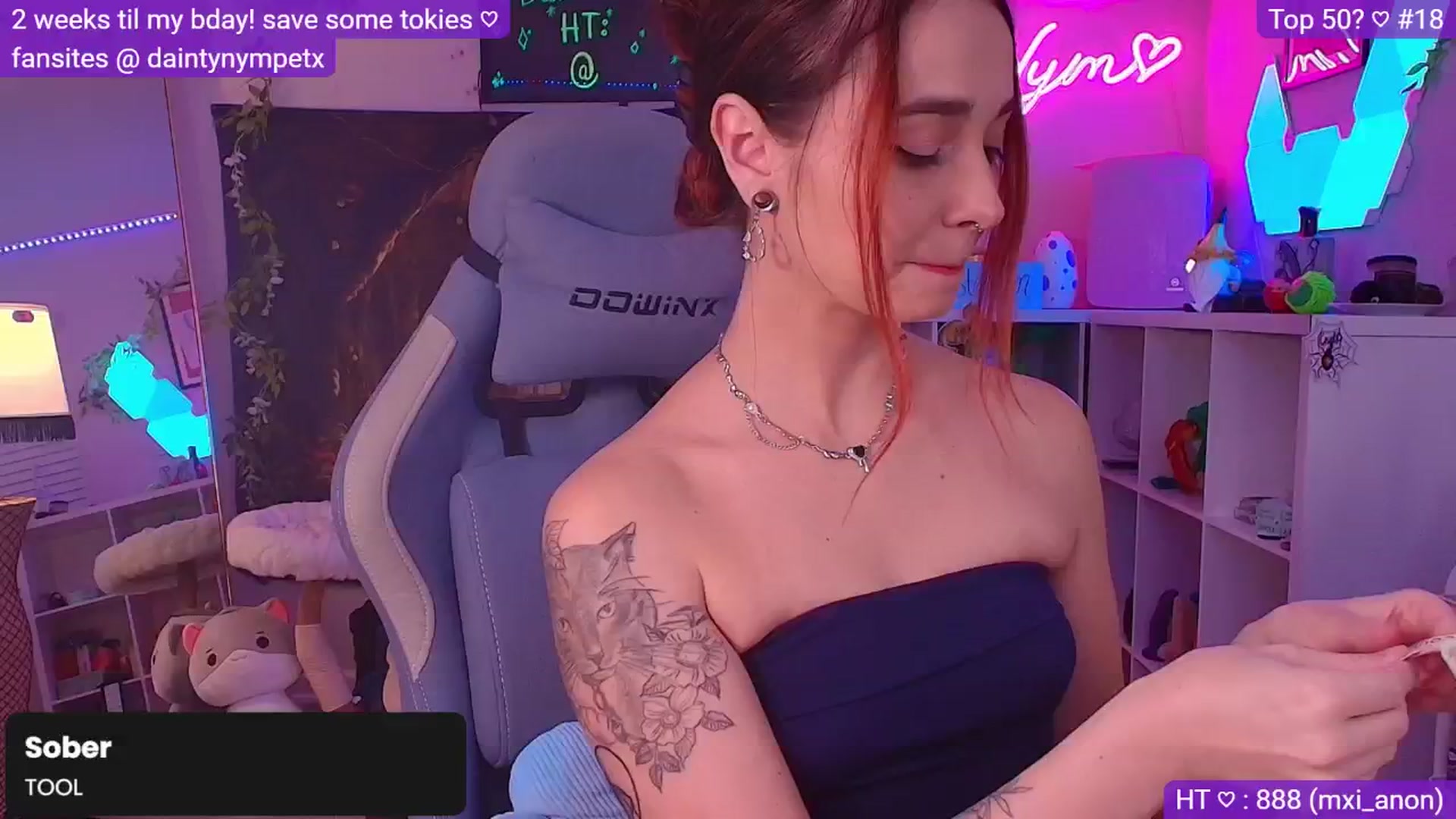 Gallery image thumbnail from Nym_x's myfreecams stream on, 12/01/2024, 09:20 image 15 of 20