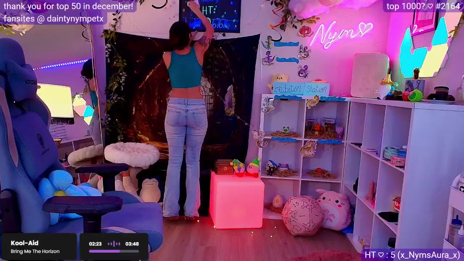 Gallery image thumbnail from Nym_x's myfreecams stream on, 01/16/2025, 04:16 image 1 of 20