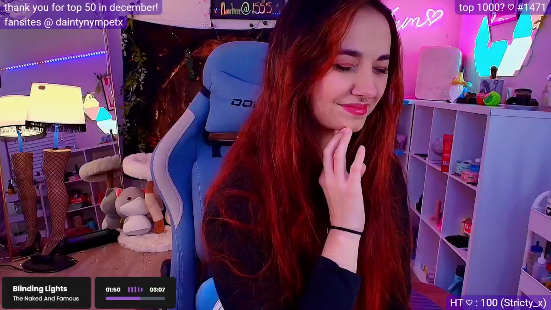 Gallery image thumbnail from Nym_x's myfreecams stream on, 01/19/2025, 05:53 image 13 of 20