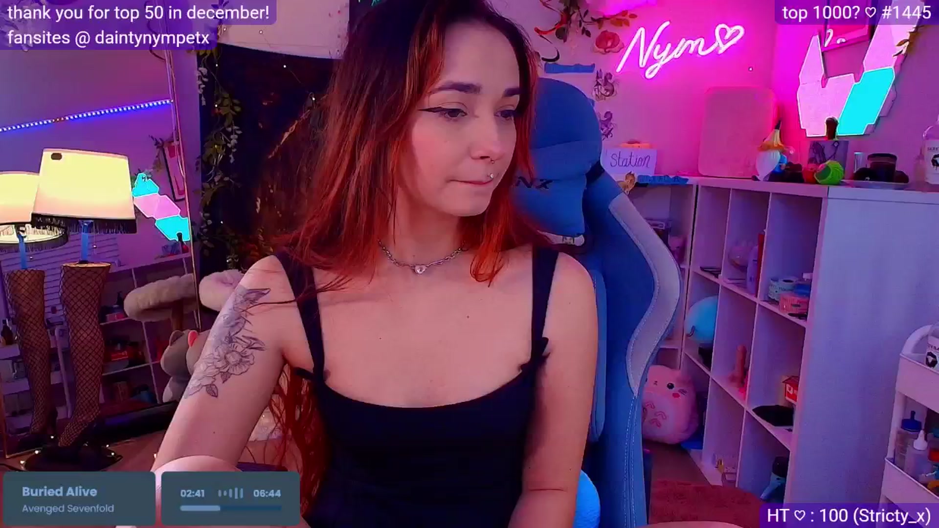Gallery image thumbnail from Nym_x's myfreecams stream on, 01/20/2025, 03:04 image 7 of 20