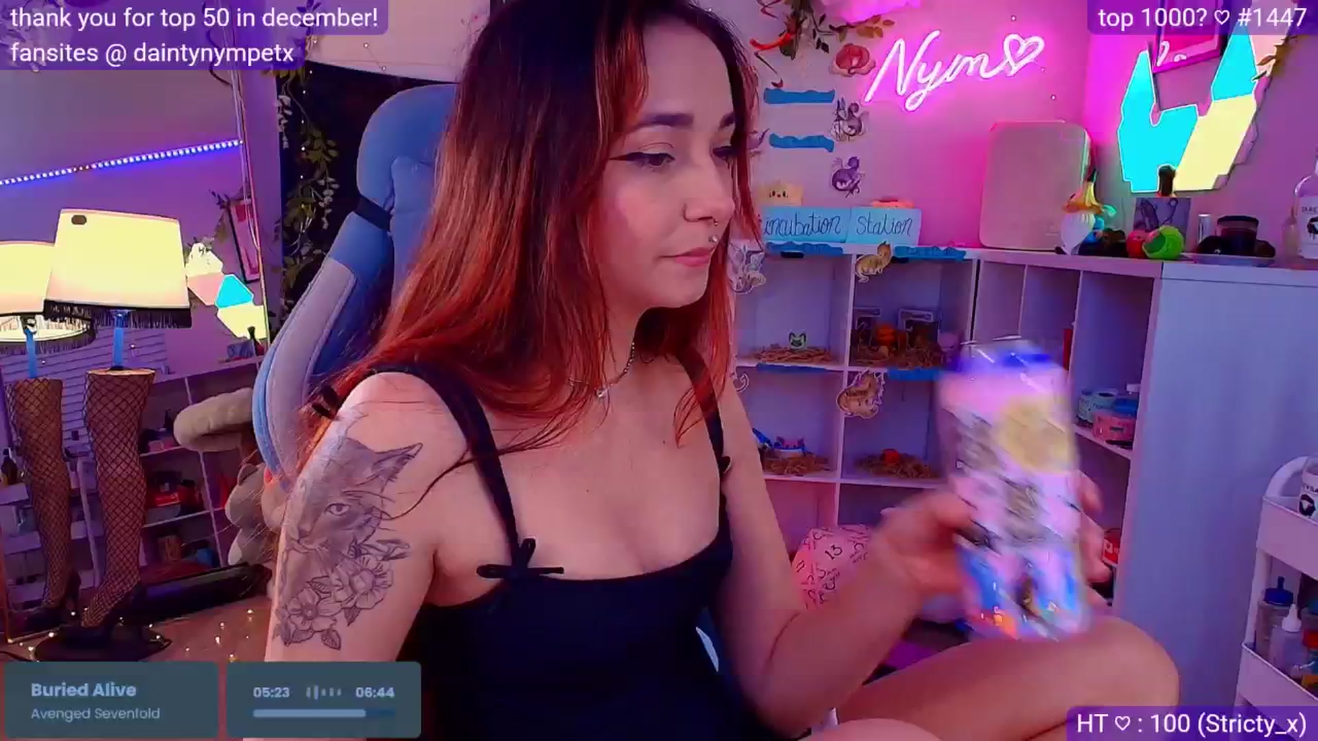 Gallery image thumbnail from Nym_x's myfreecams stream on, 01/20/2025, 03:04 image 9 of 20