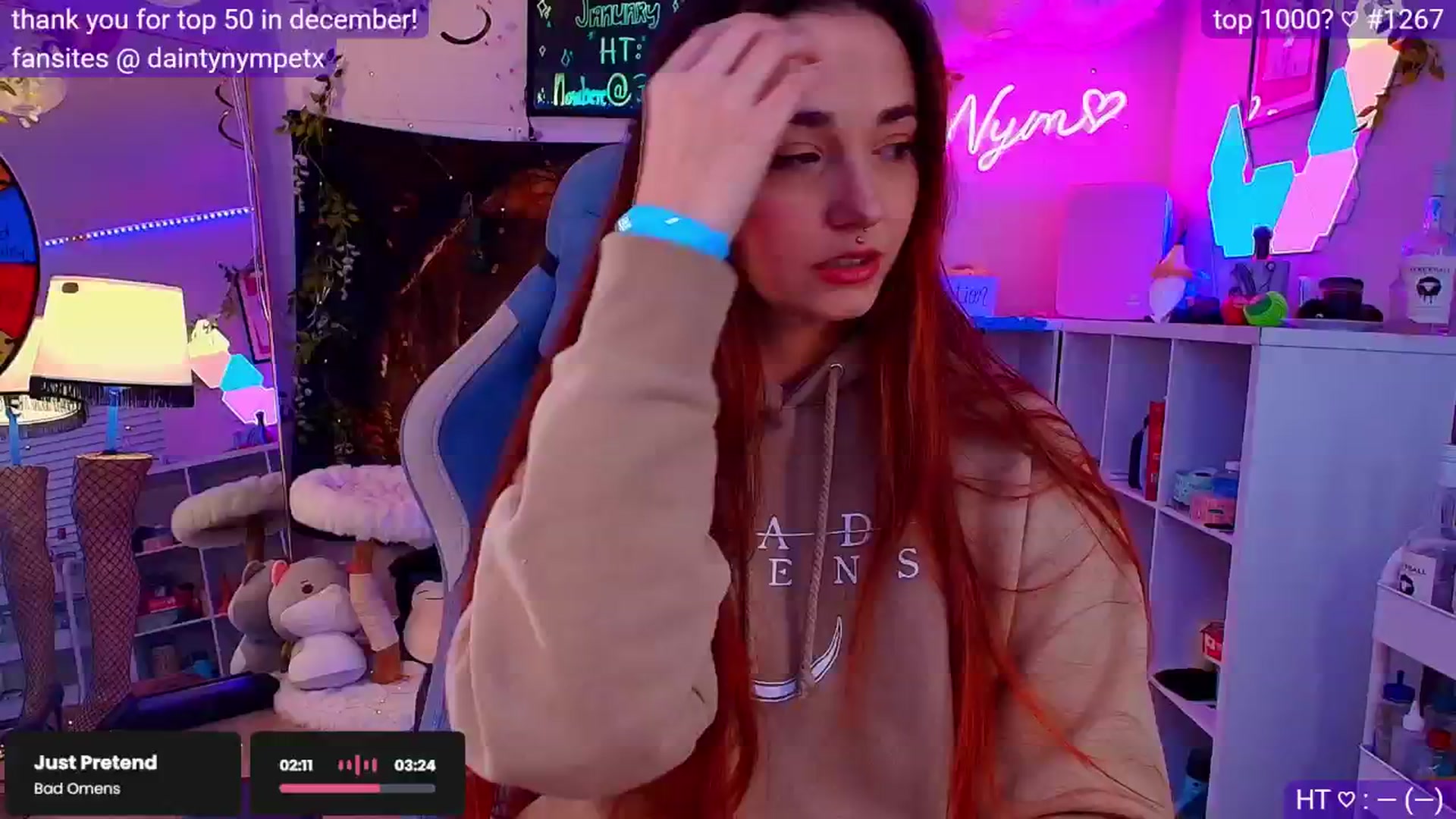 Gallery image thumbnail from Nym_x's myfreecams stream on, 01/25/2025, 03:12 image 1 of 20