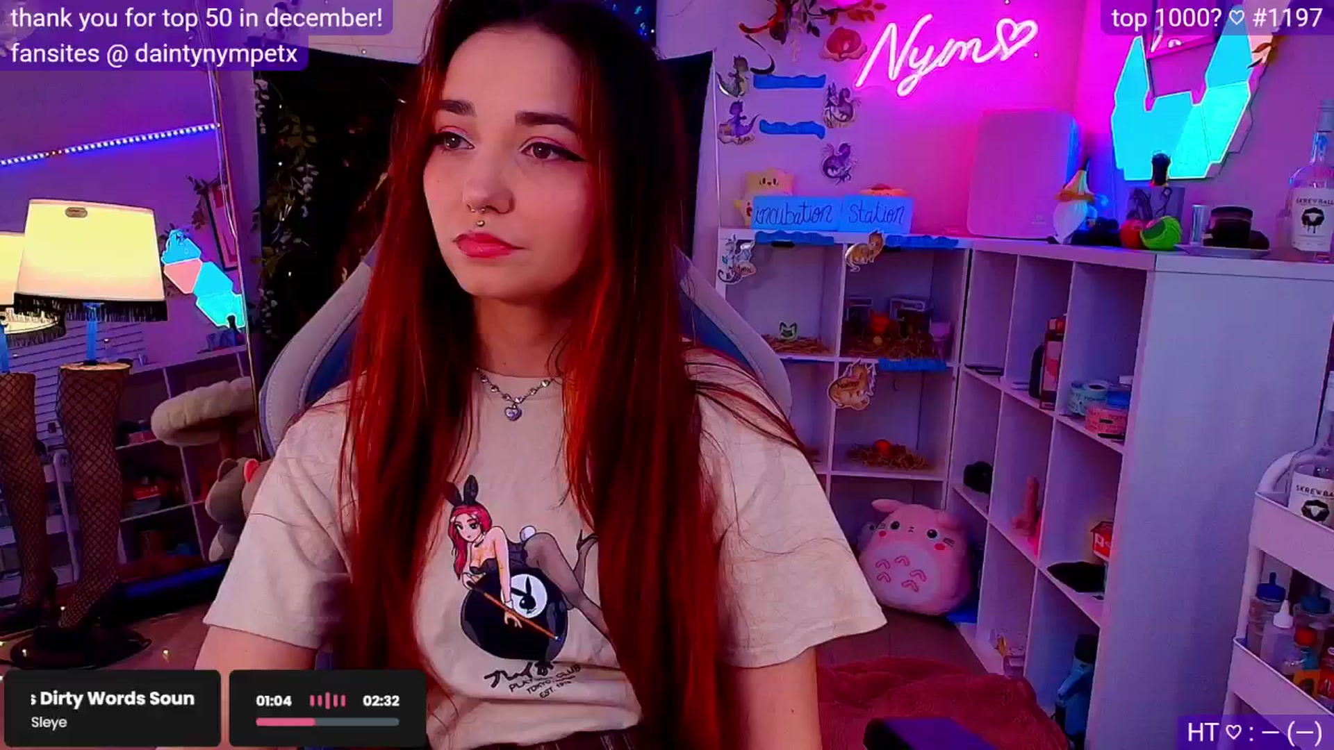 Gallery image thumbnail from Nym_x's myfreecams stream on, 01/27/2025, 05:43 image 1 of 20