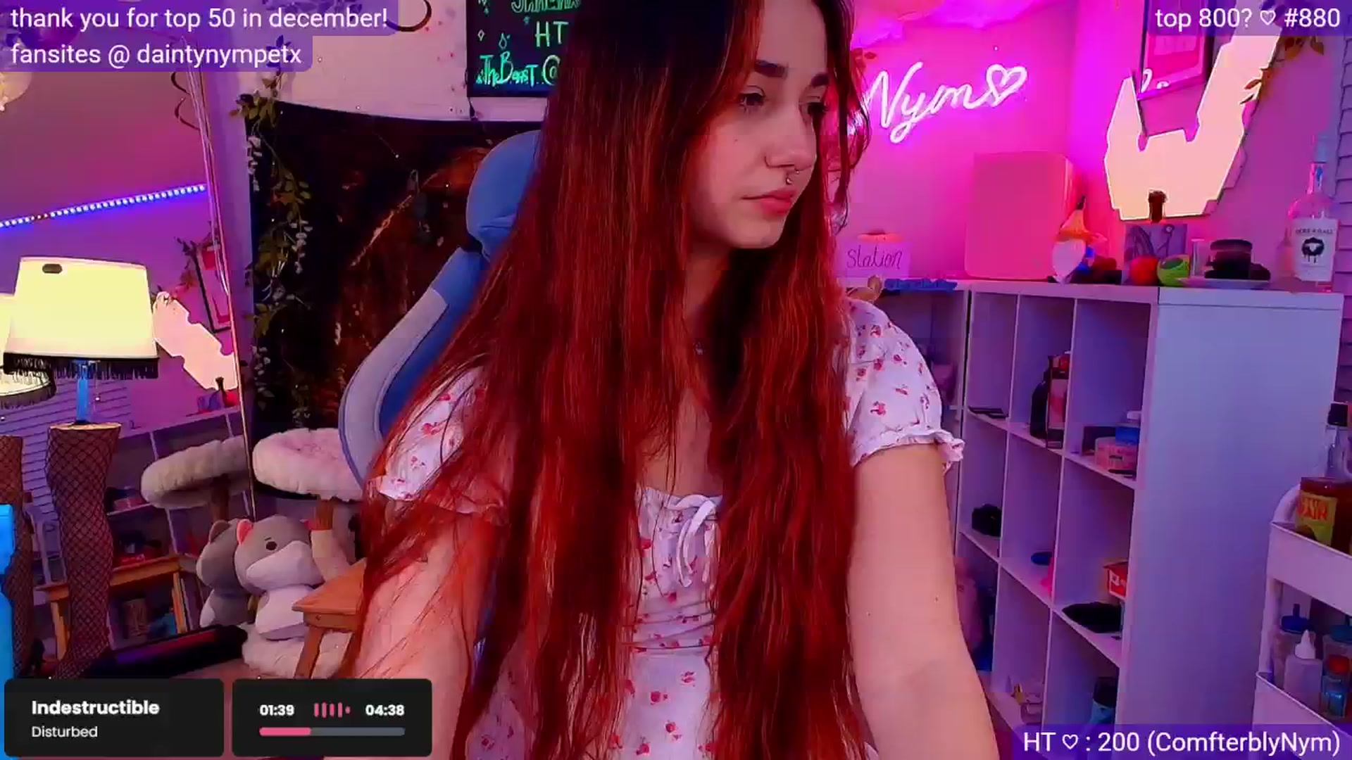 Gallery image thumbnail from Nym_x's myfreecams stream on, 02/01/2025, 04:54 image 8 of 20