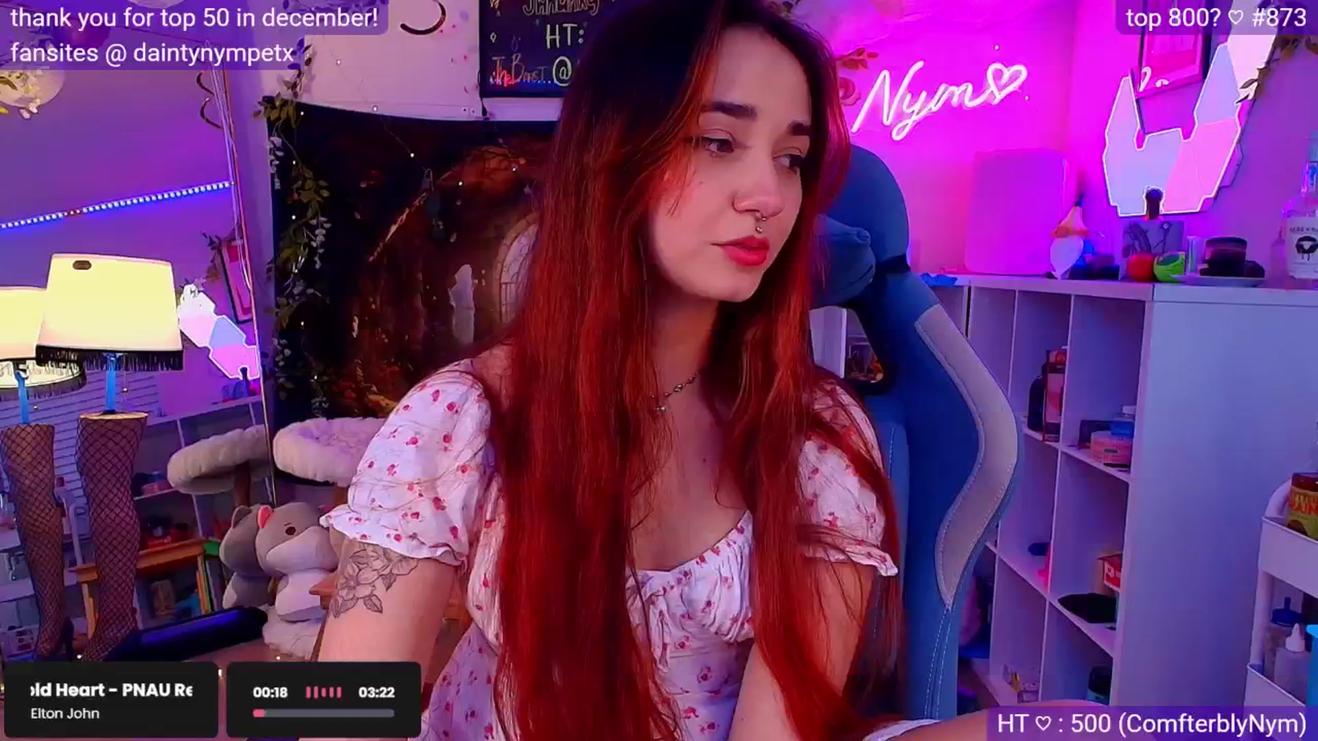 Gallery image thumbnail from Nym_x's myfreecams stream on, 02/01/2025, 04:54 image 17 of 20