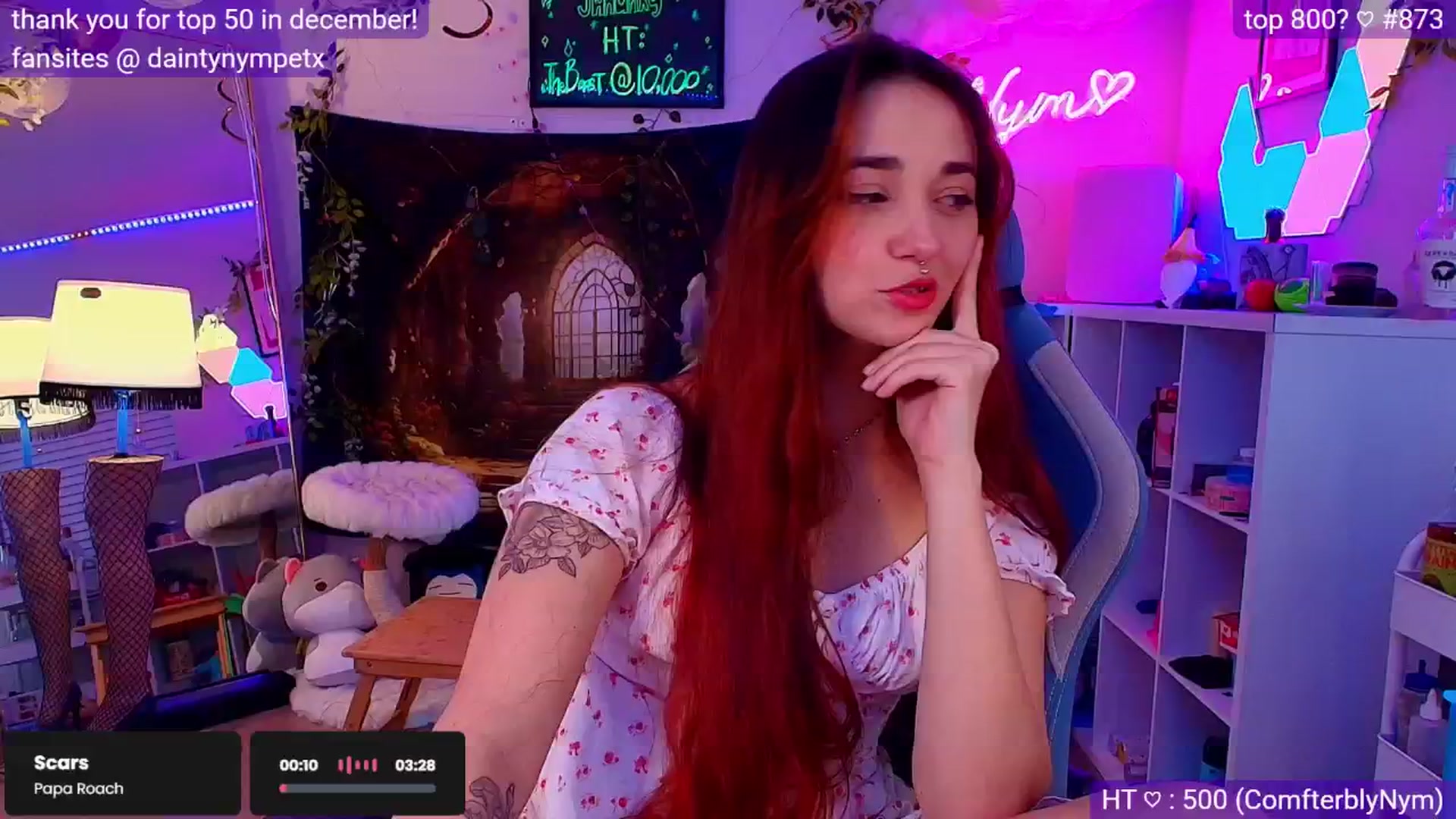 Gallery image thumbnail from Nym_x's myfreecams stream on, 02/01/2025, 04:54 image 16 of 20
