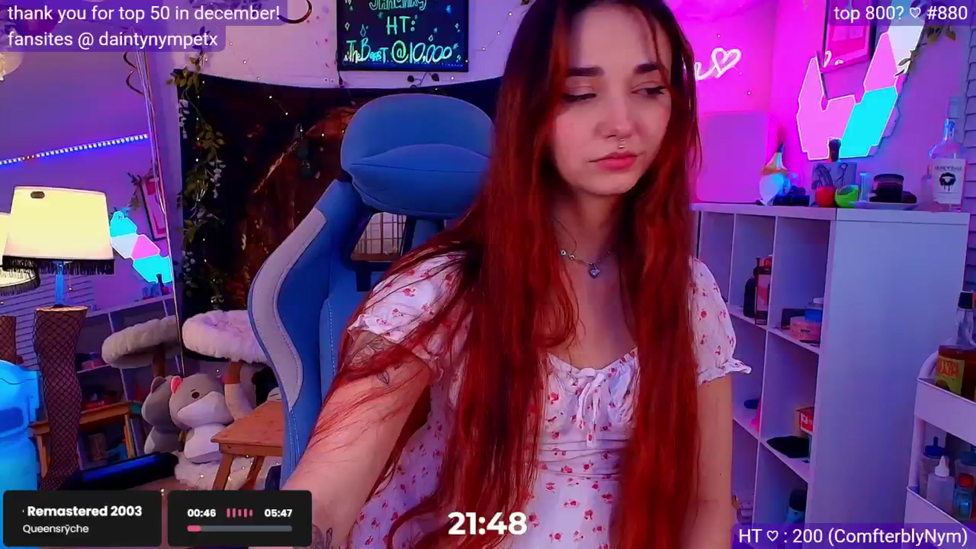 Gallery image thumbnail from Nym_x's myfreecams stream on, 02/01/2025, 04:54 image 9 of 20