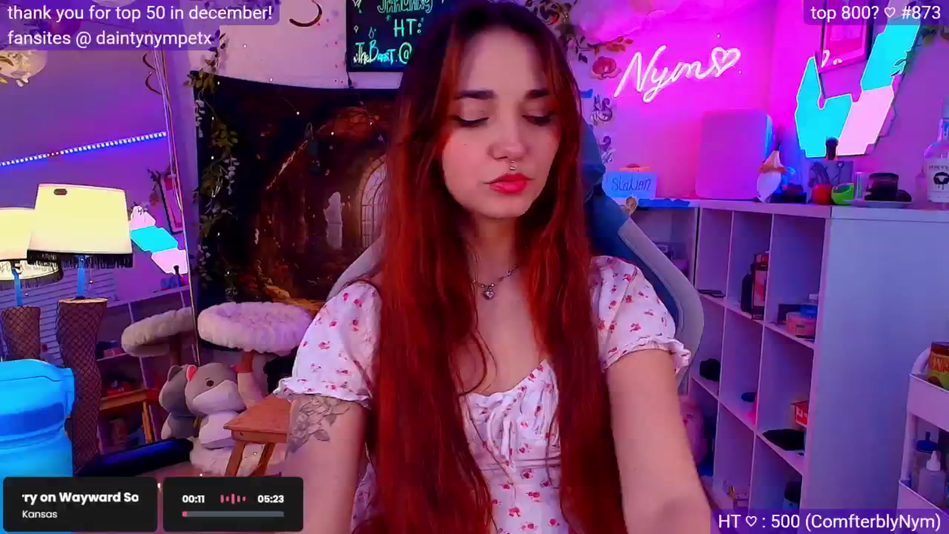 Gallery image thumbnail from Nym_x's myfreecams stream on, 02/01/2025, 05:35 image 8 of 20