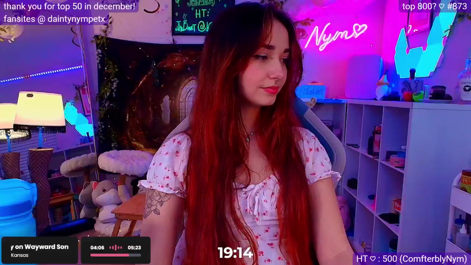 Gallery image thumbnail from Nym_x's myfreecams stream on, 02/01/2025, 05:35 image 10 of 20