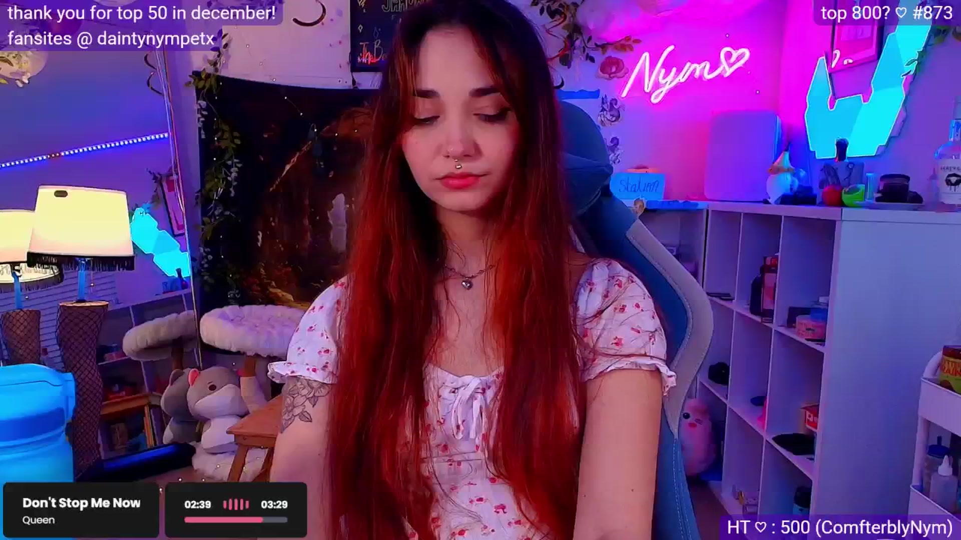 Gallery image thumbnail from Nym_x's myfreecams stream on, 02/01/2025, 05:35 image 2 of 20