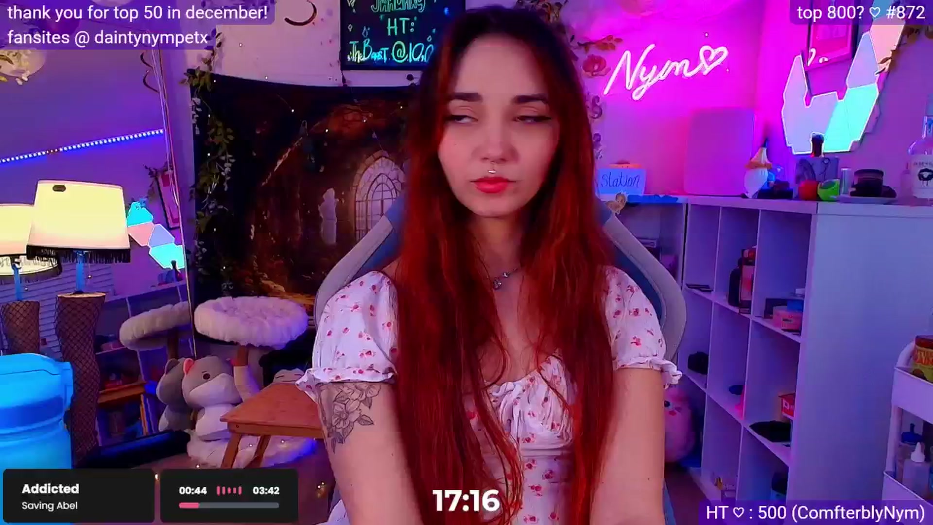 Gallery image thumbnail from Nym_x's myfreecams stream on, 02/01/2025, 05:35 image 11 of 20