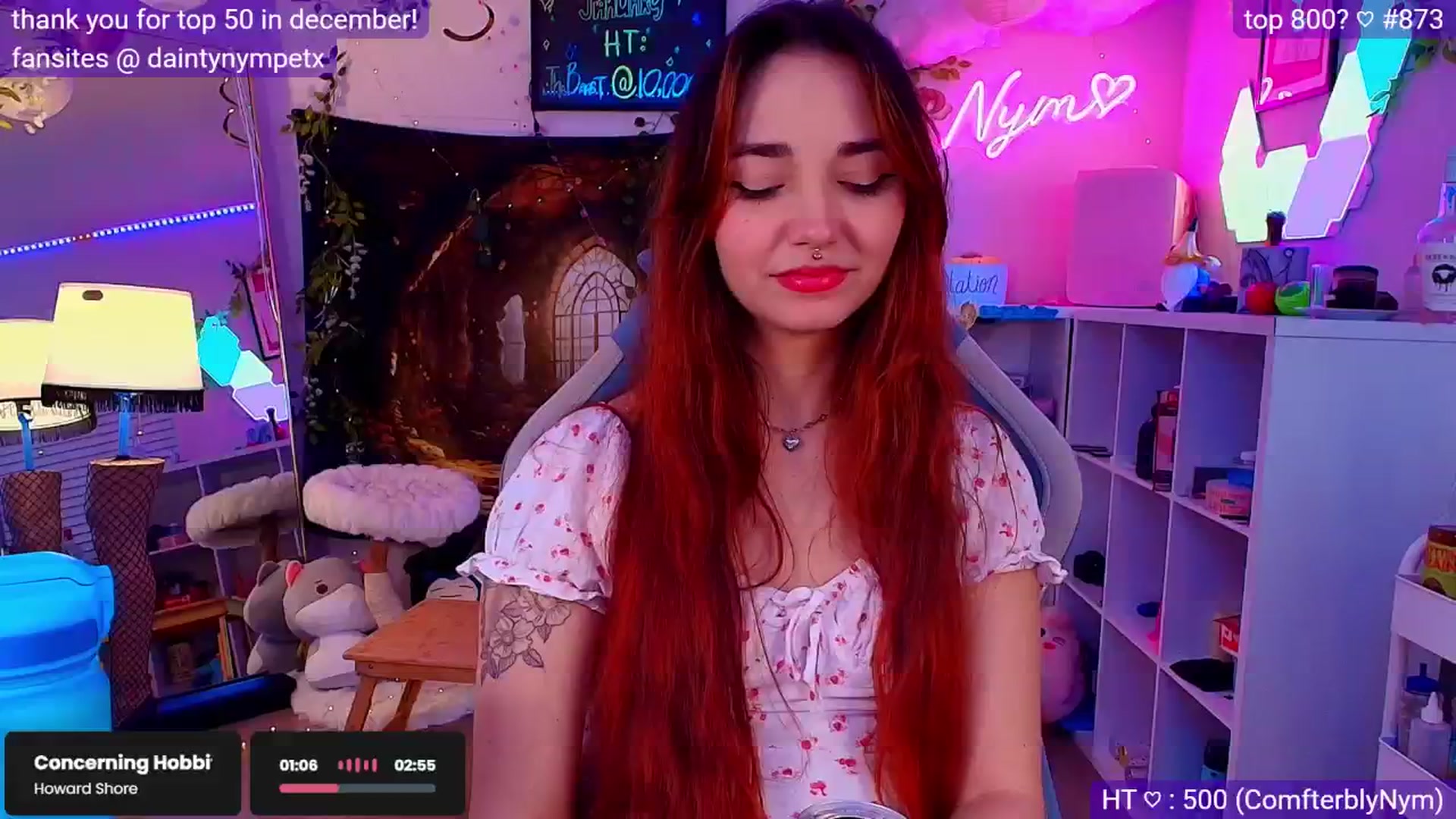 Gallery image thumbnail from Nym_x's myfreecams stream on, 02/01/2025, 05:35 image 7 of 20